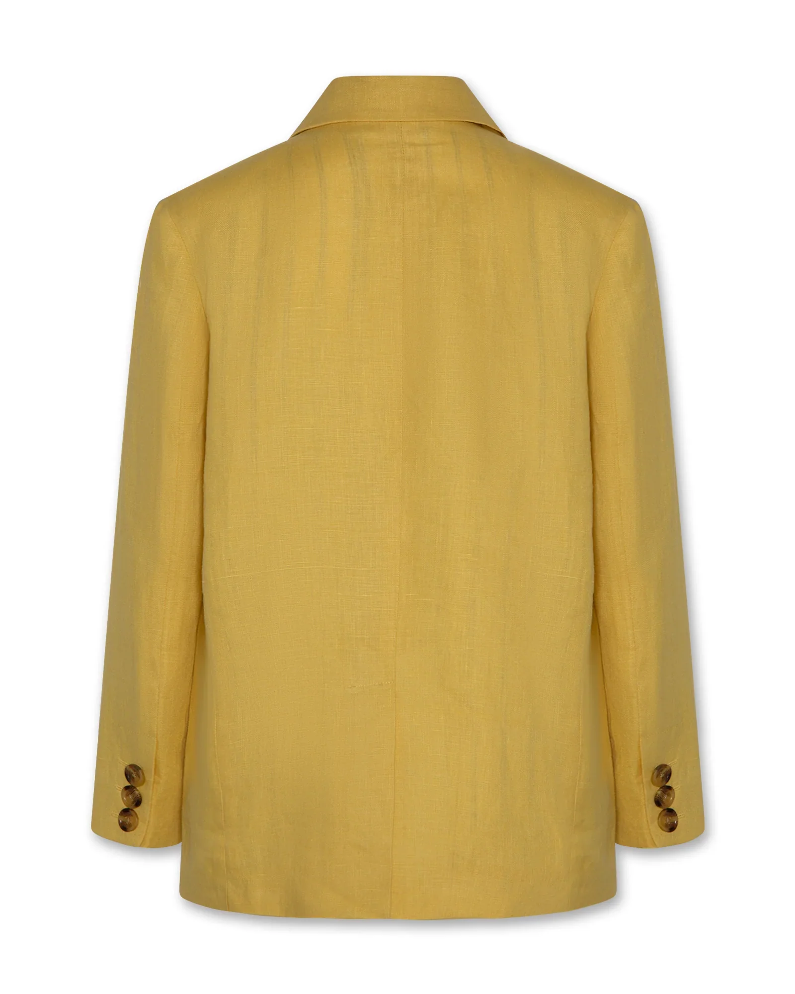 AO76 YELLOW BUTTON DOWN BLAZER [FINAL SALE] - Image 2