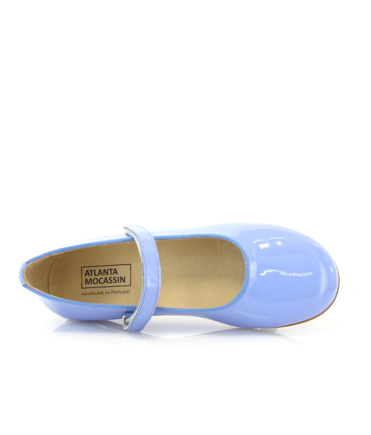 ATLANTA MOCASSIN LAVENDER PATENT LEATHER STRAP SHOE [FINAL SALE] - Image 3