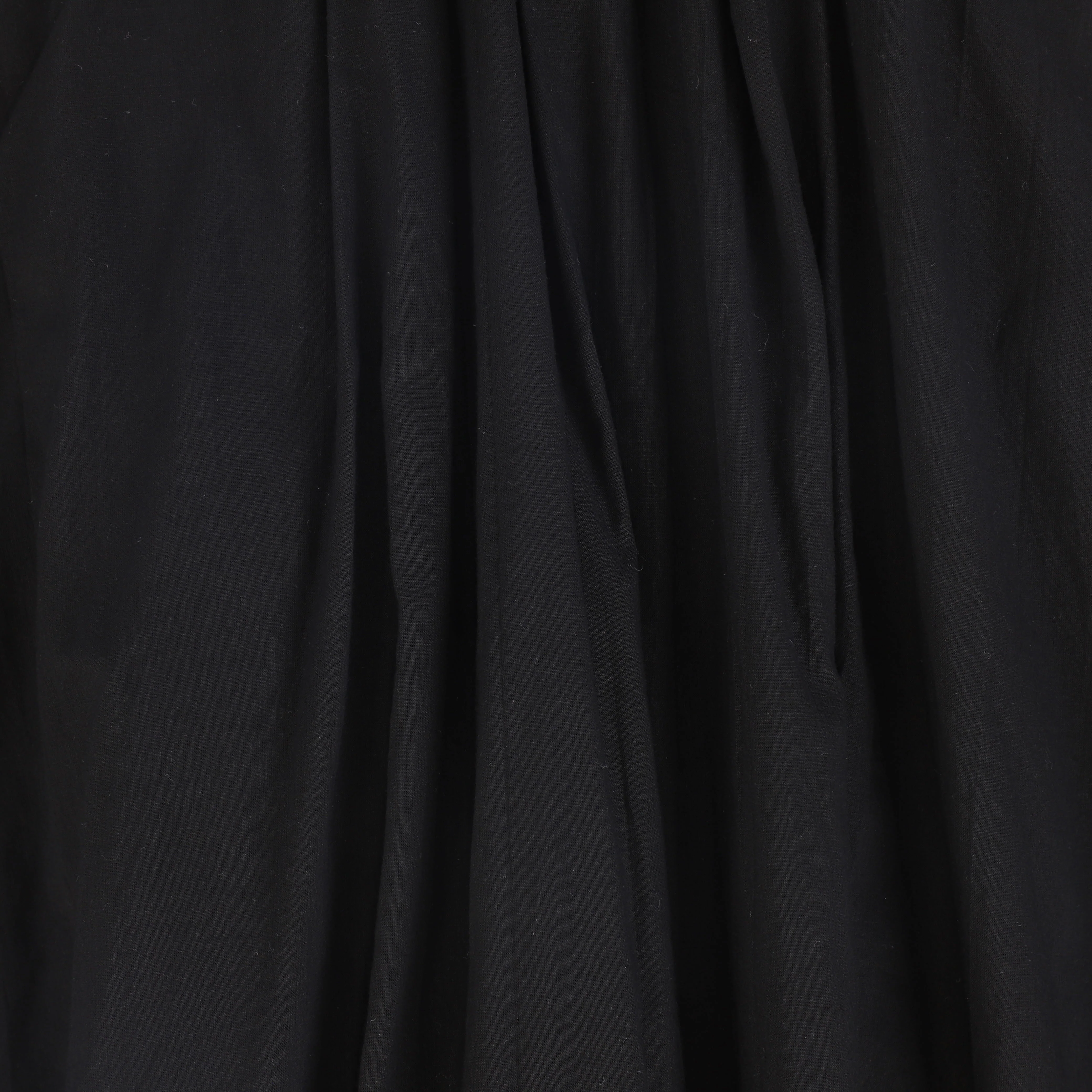 BACE COLLECTION BLACK PLEATED GAUZE MAXI DRESS [FINAL SALE] - Image 3