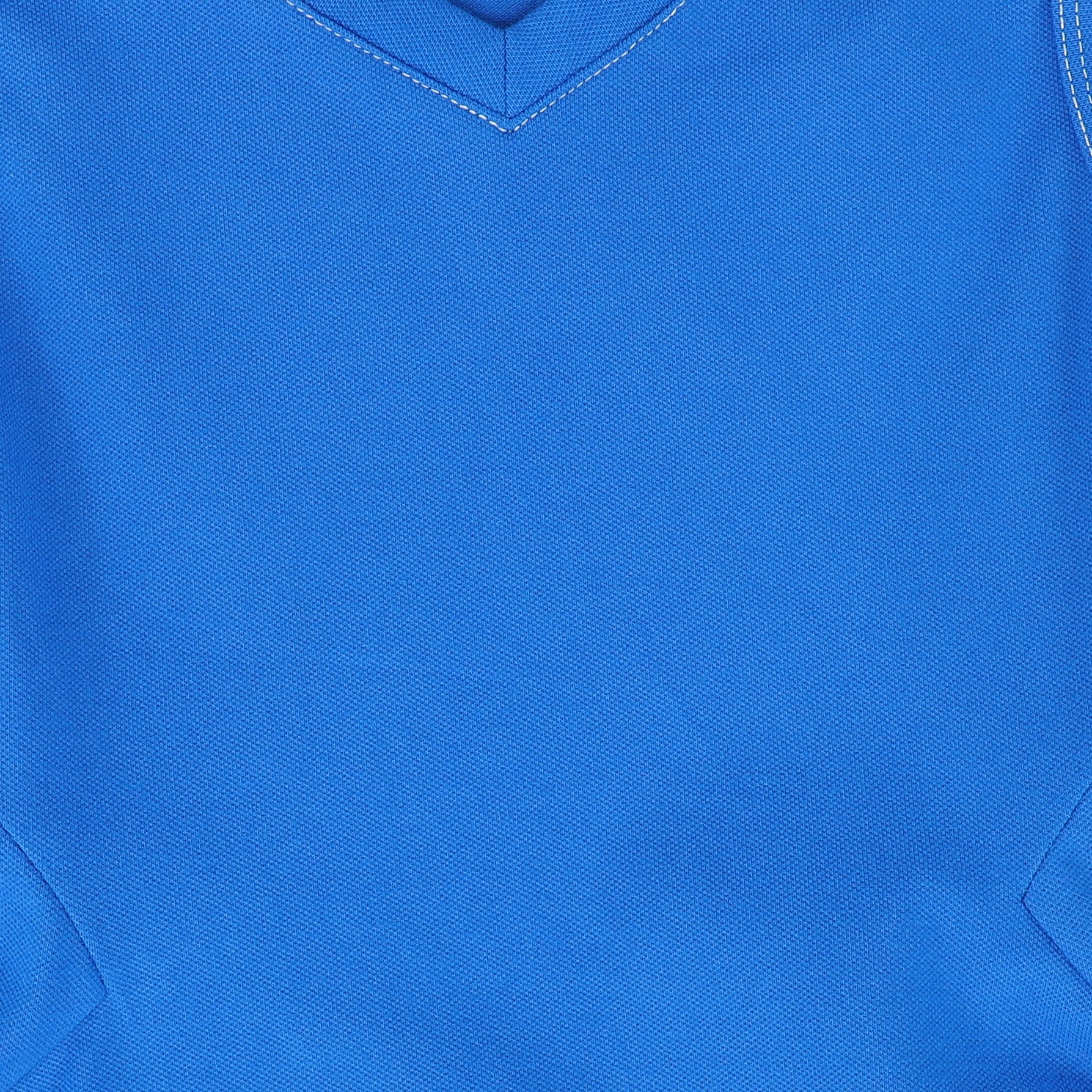 BACE COLLECTION BLUE PIQUE ASYMMETRICAL JUMPER [FINAL SALE] - Image 3