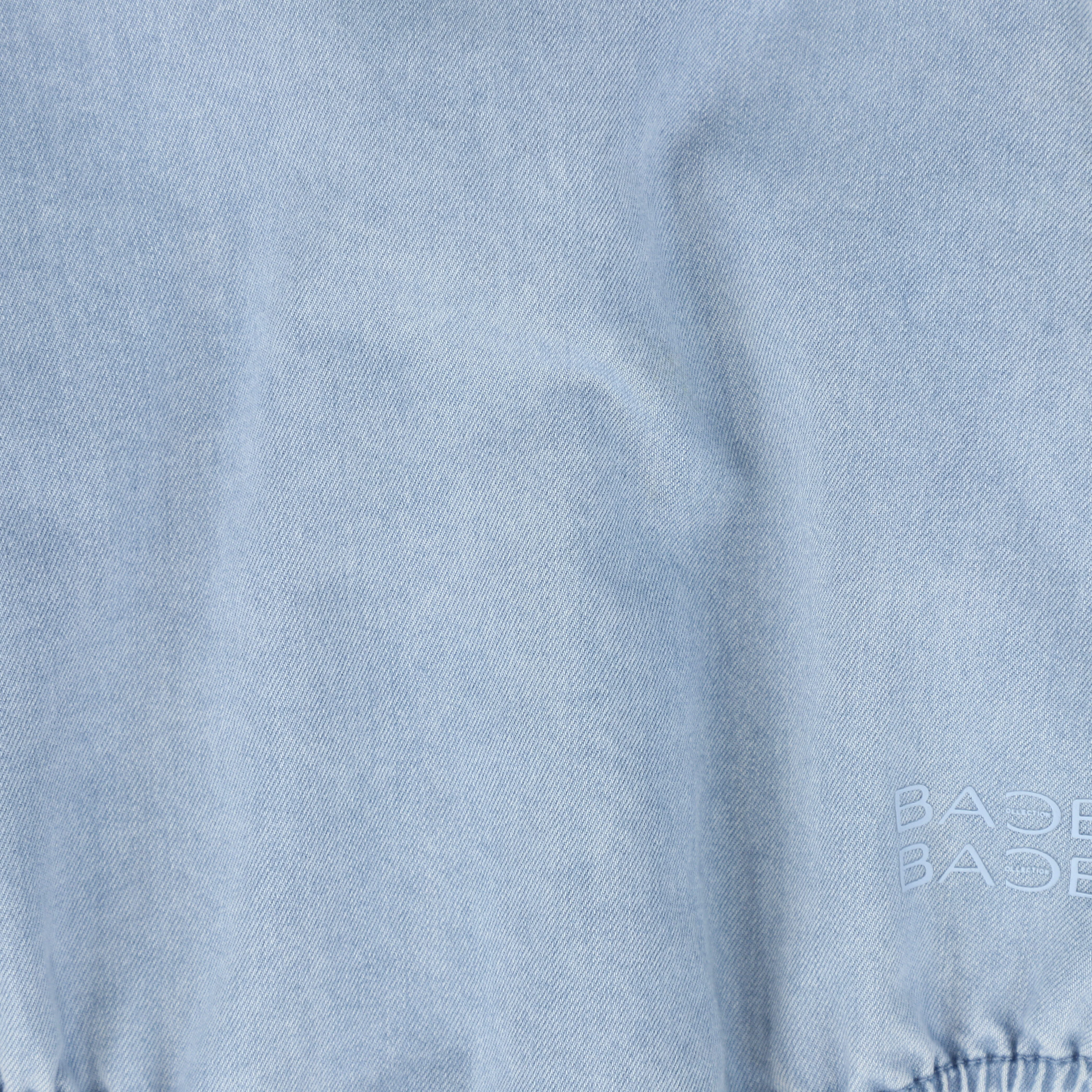 BACE COLLECTION LIGHT BLUE DENIM ROPE ROMPER [FINAL SALE] - Image 3