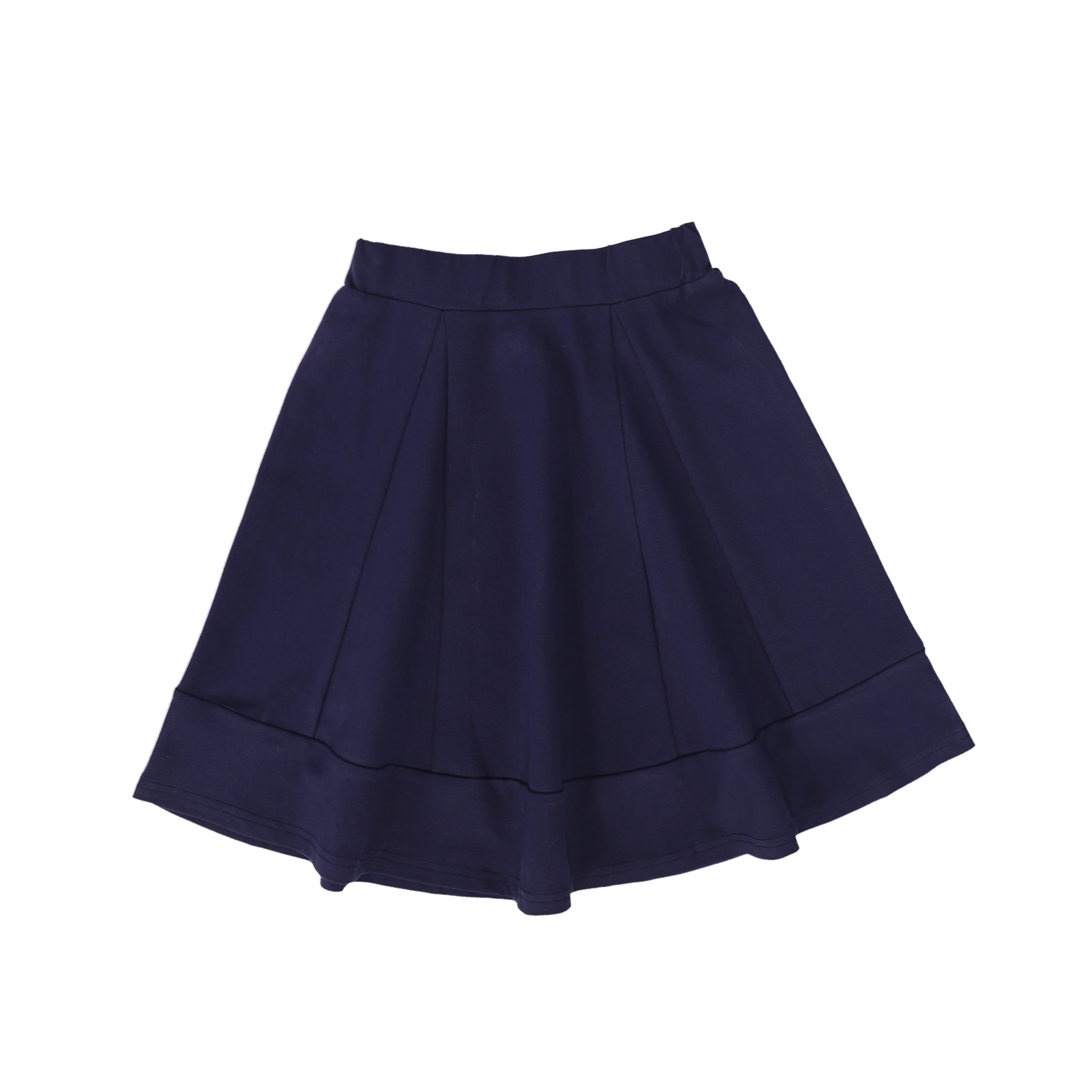 BACE COLLECTION NAVY PIQUE CIRCLE SKIRT [FINAL SALE] - Image 2