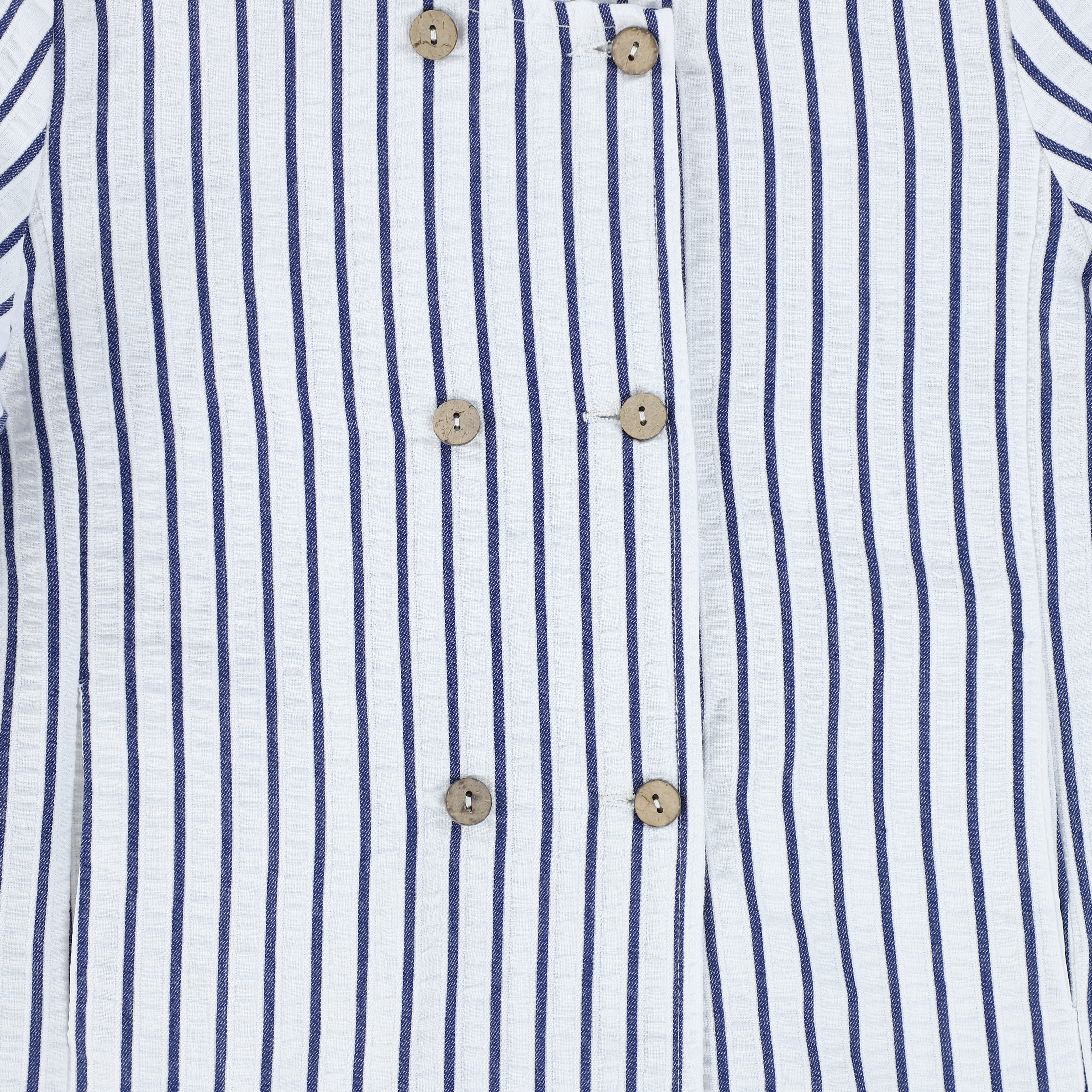 BACE COLLECTION NAVY/WHITE THICK STRIPED BLAZER [FINAL SALE] - Image 3