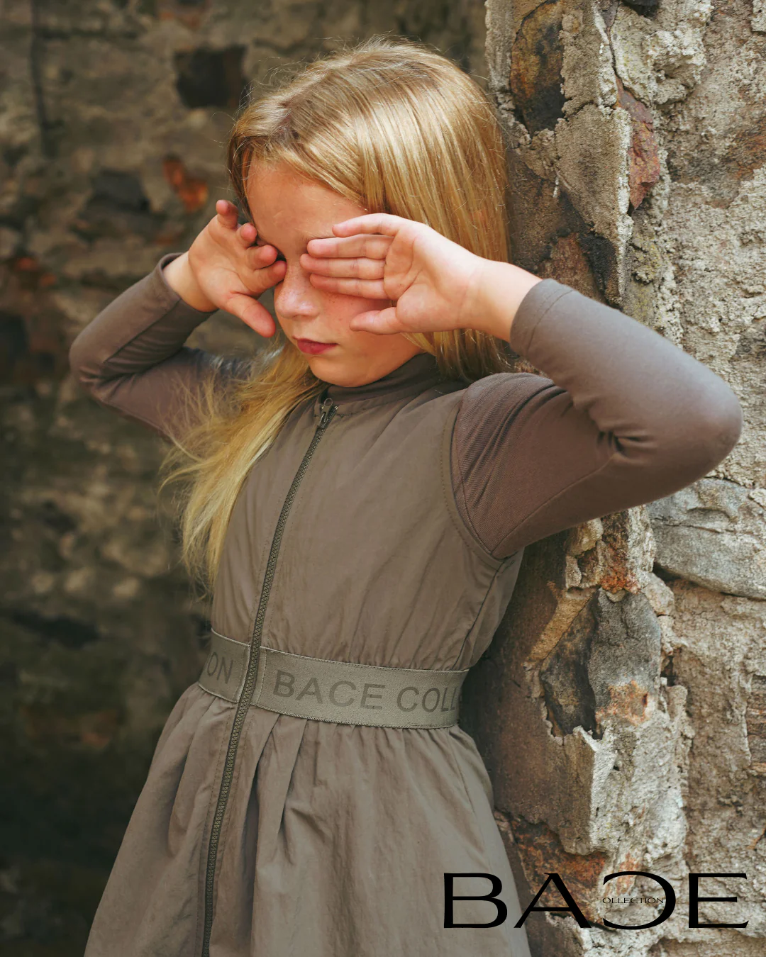 BACE COLLECTION OLIVE ZIPPER CARGO JUMPER [FINAL SALE] - Image 4