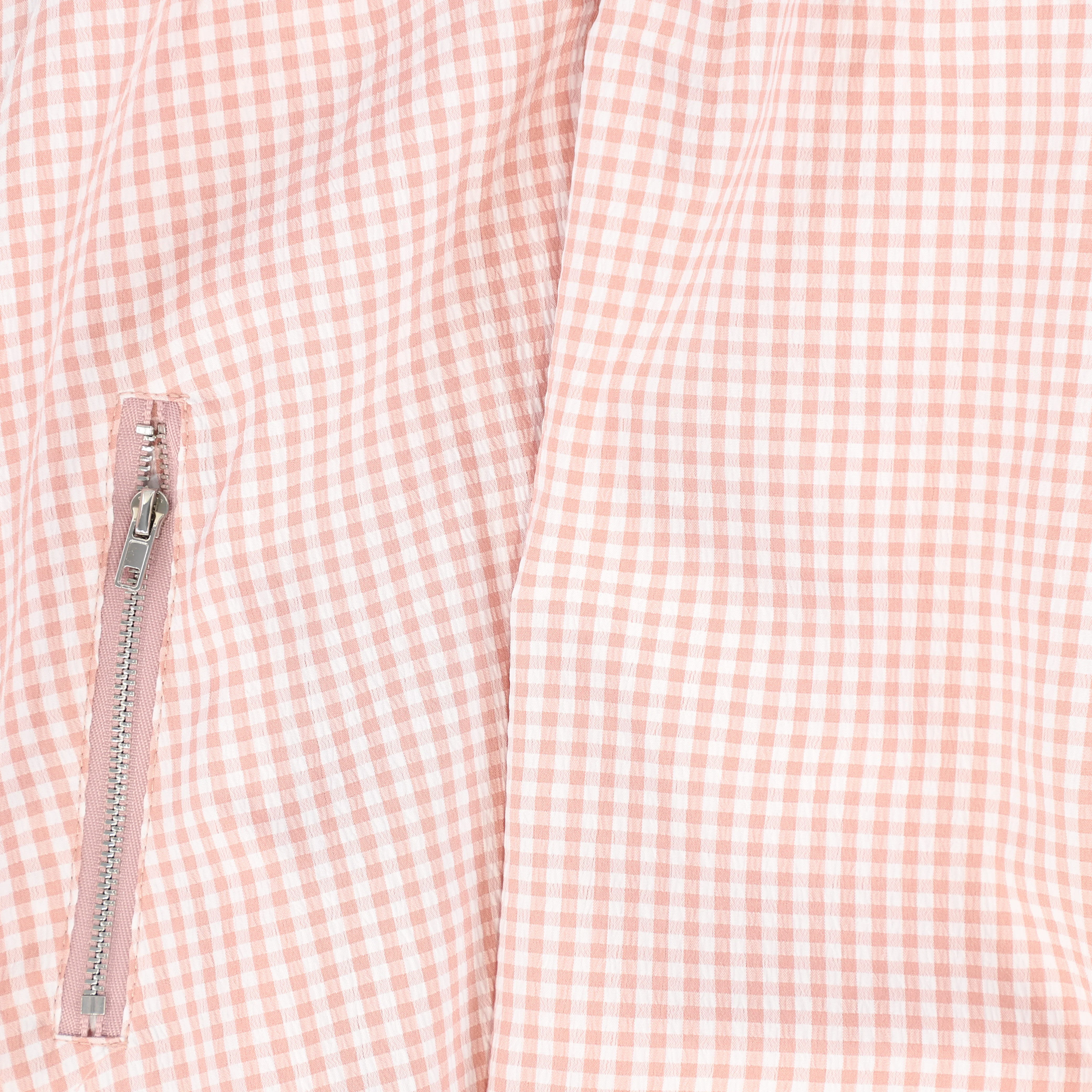 BACE COLLECTION PINK GINGHAM ASYMMETRICAL JUMPER [FINAL SALE] - Image 3