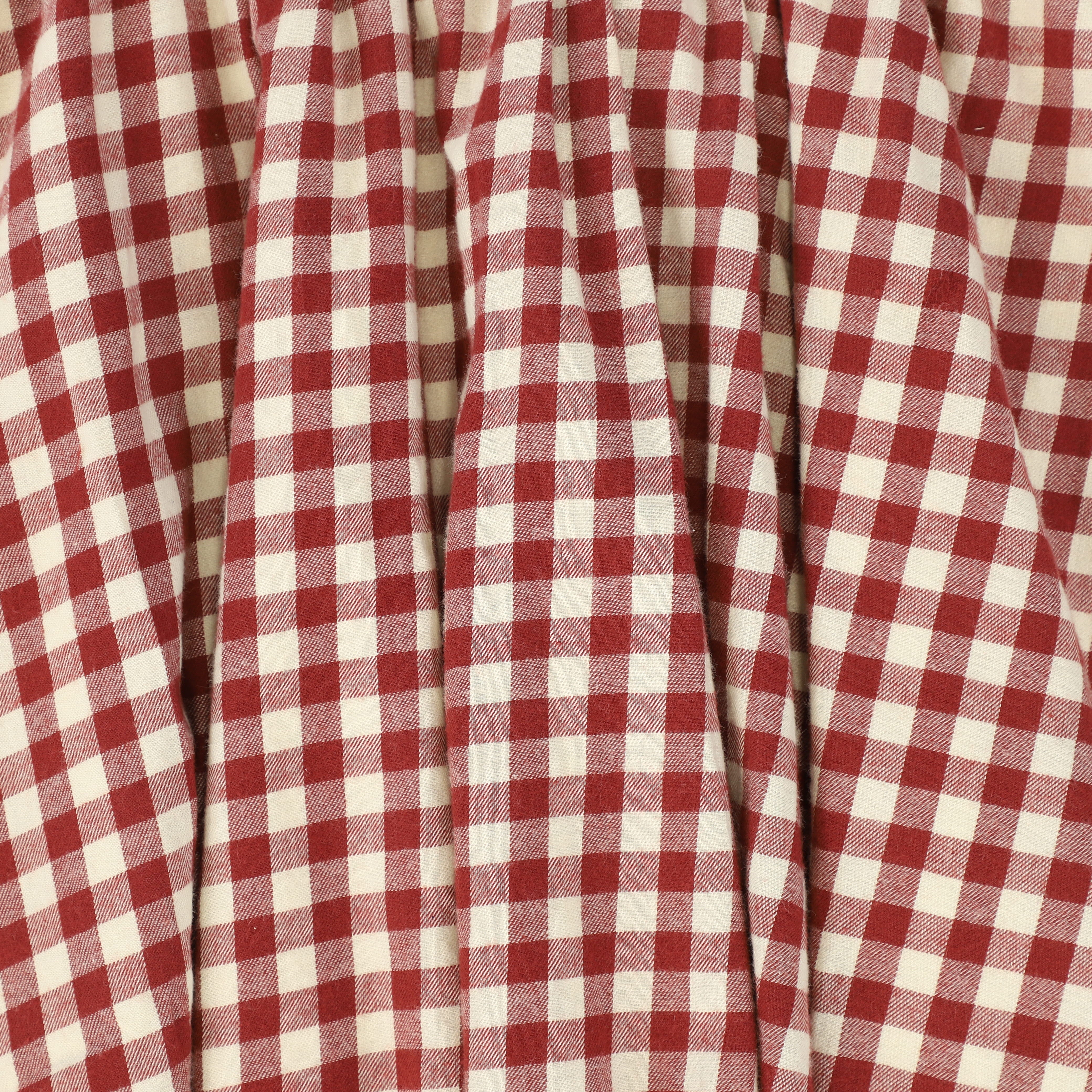 Bace Collection Red Flannel Gingham Waisted Flare Skirt [FINAL SALE] - Image 3
