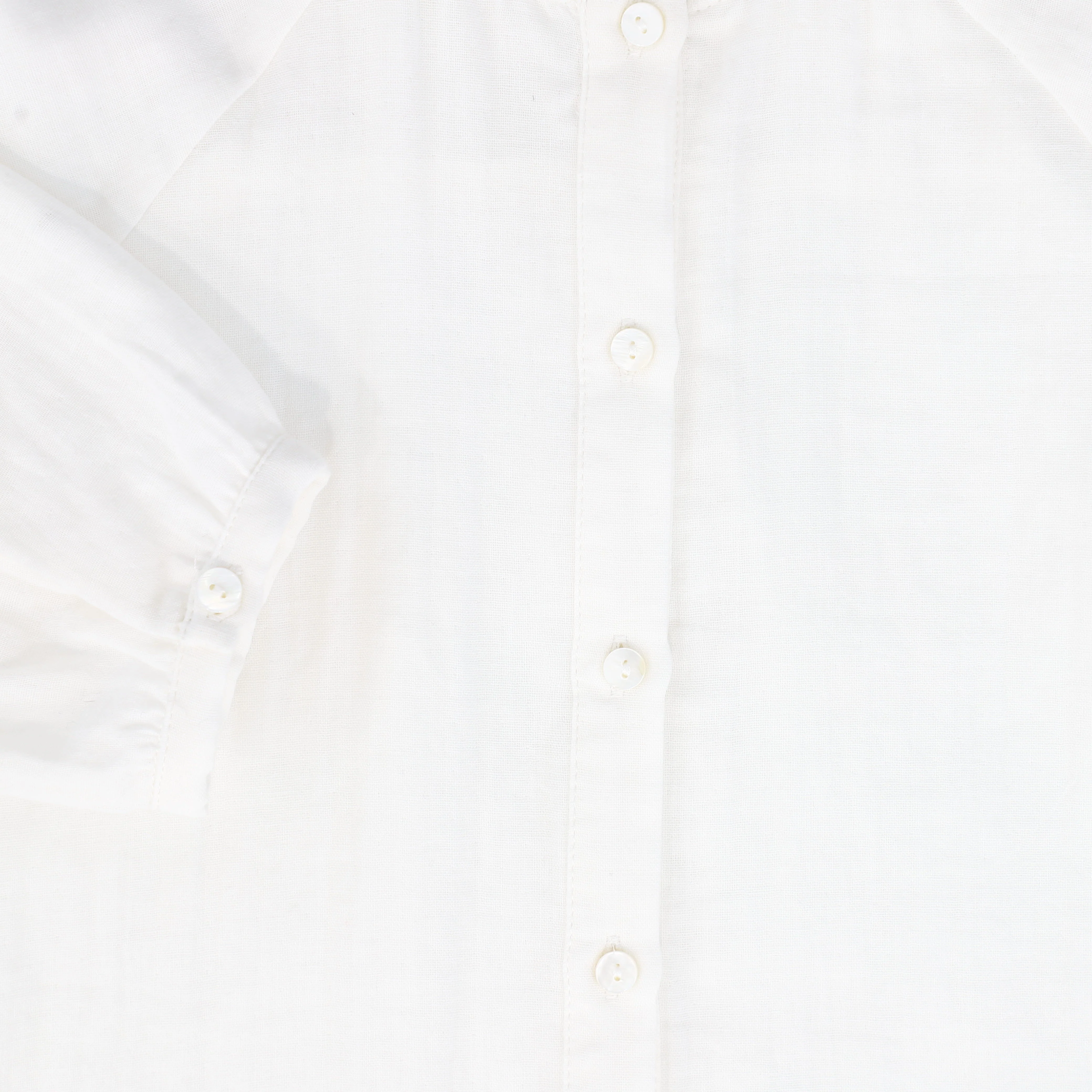 BACE COLLECTION WHITE GAUZE BLOUSE [FINAL SALE] - Image 3