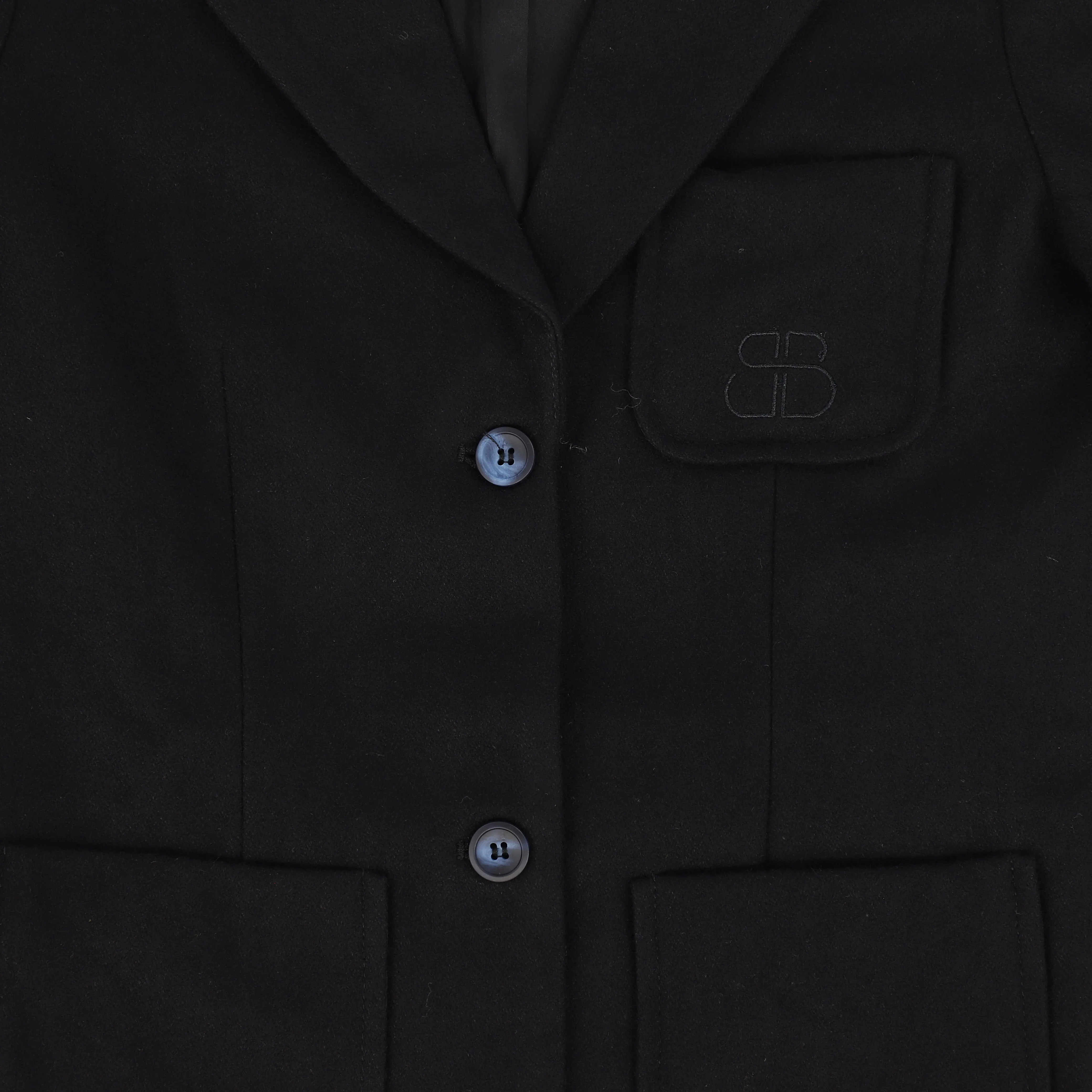 Bamboo Black Pocket Blazer [FINAL SALE] - Image 3