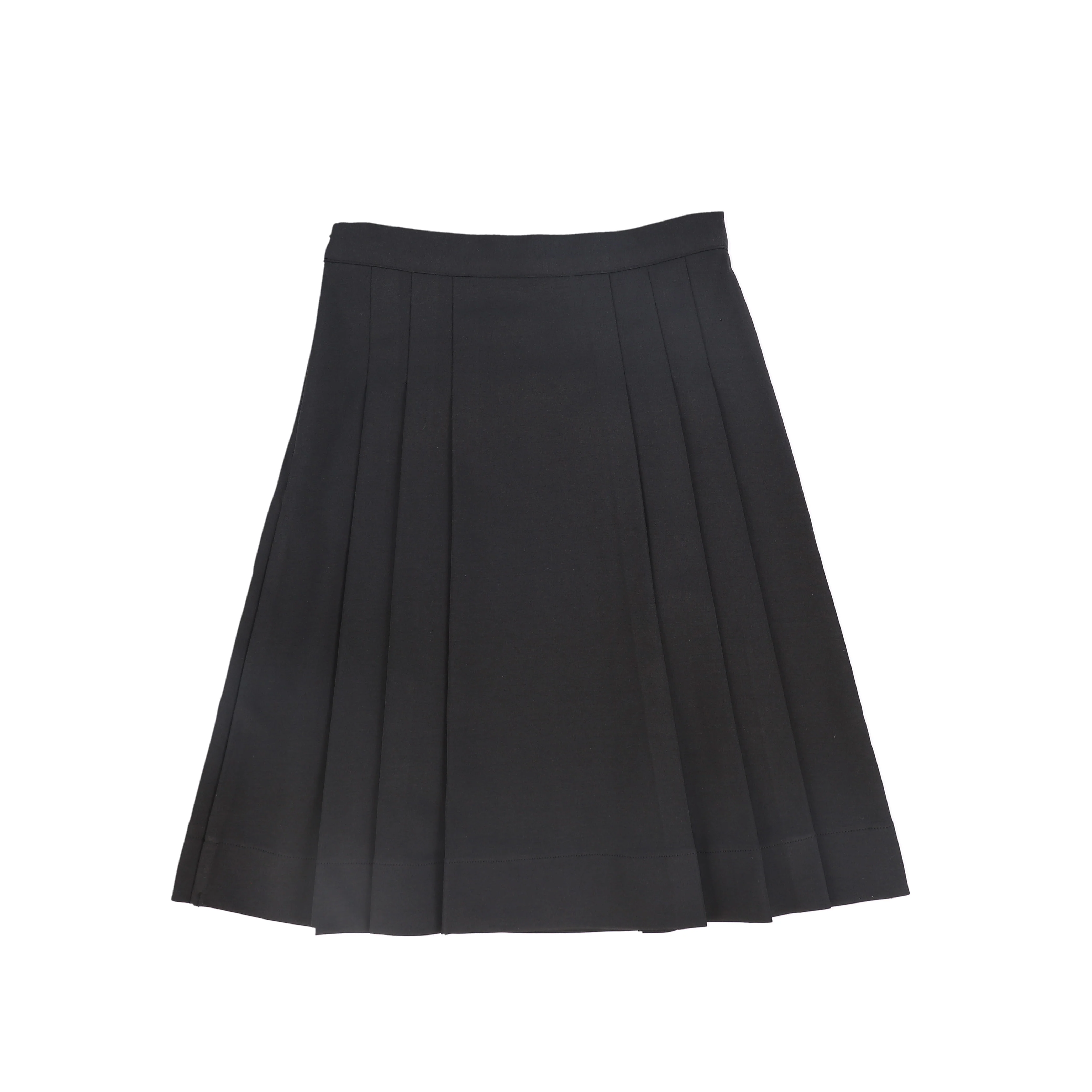 BAMBOO BLACK POCKET PLEATED SKIRT [FINAL SALE] - Image 2