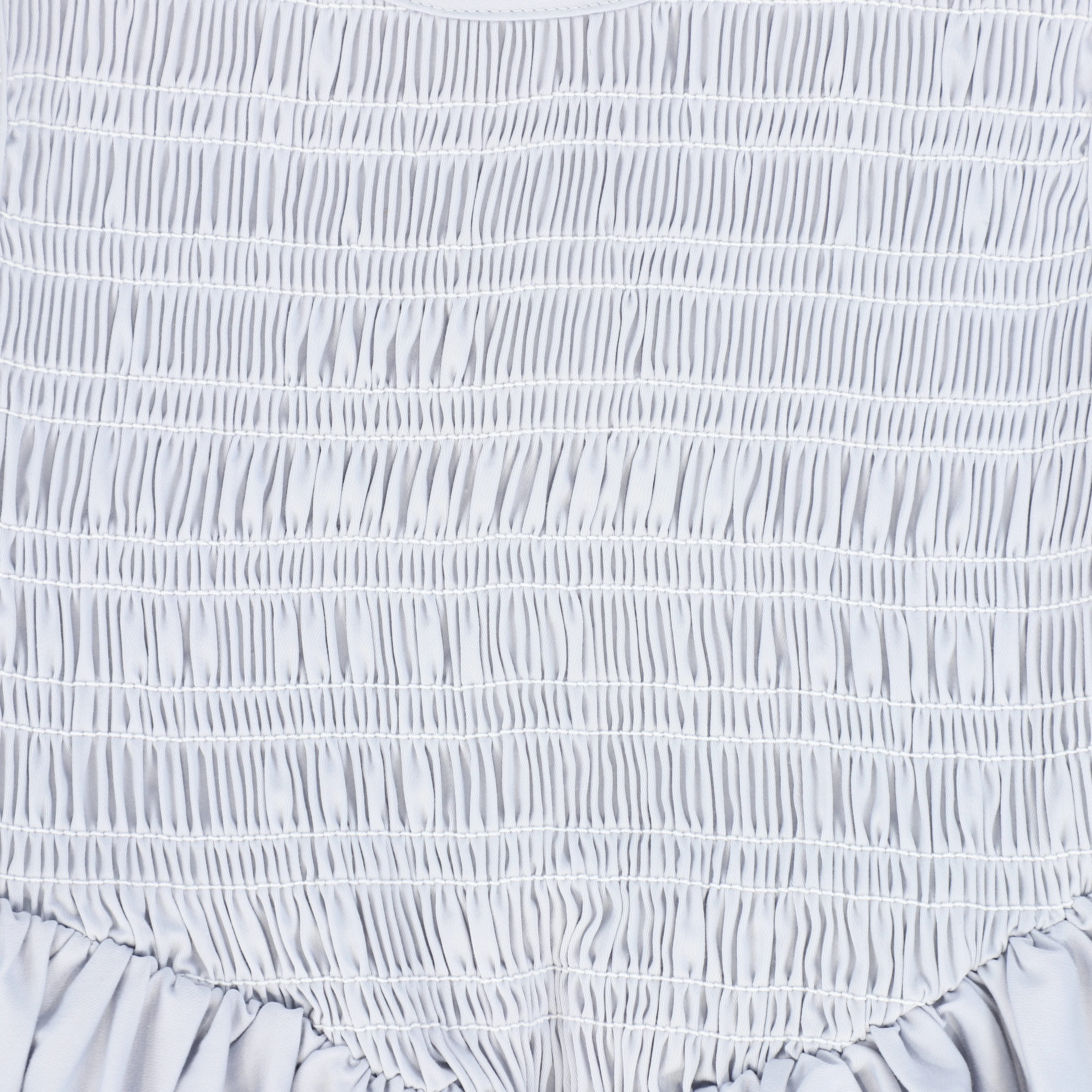 BAMBOO BLUE GATHERED V WAIST MAXI JUMPER [FINAL SALE] - Image 3