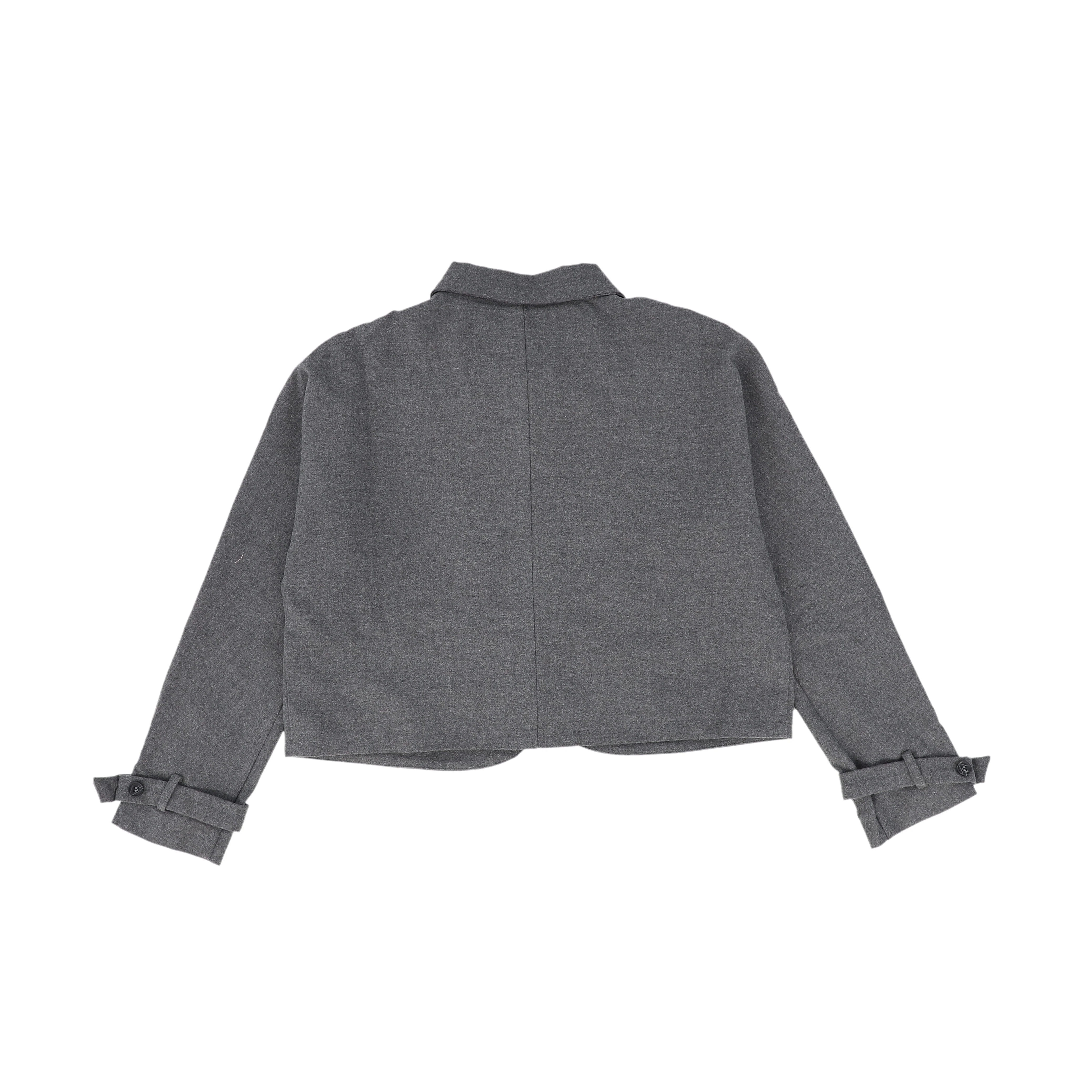Bamboo Heather Gray Wool Jacket [FINAL SALE] - Image 2
