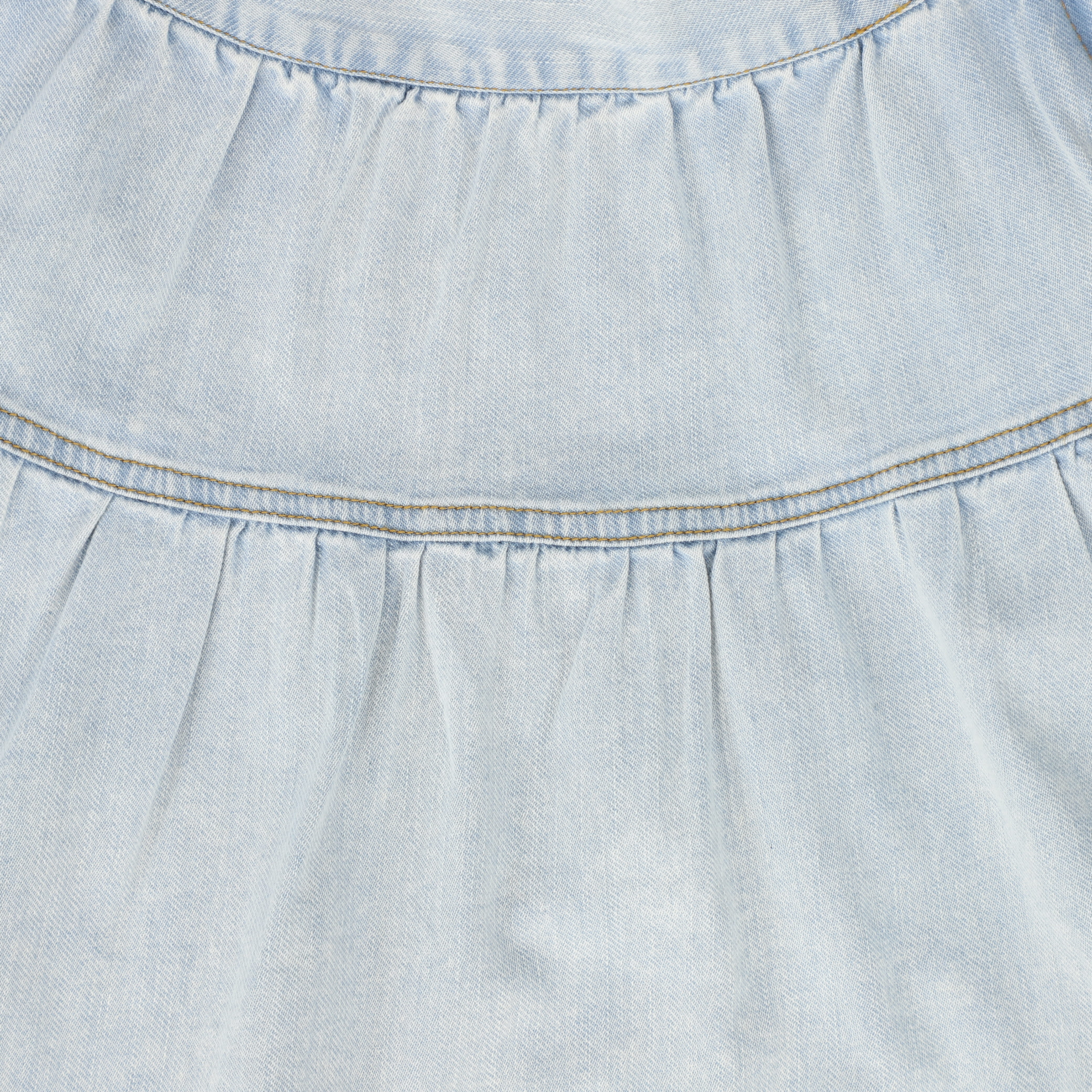 BAMBOO LIGHT BLUE DENIM WASH SKIRT [FINAL SALE] - Image 3