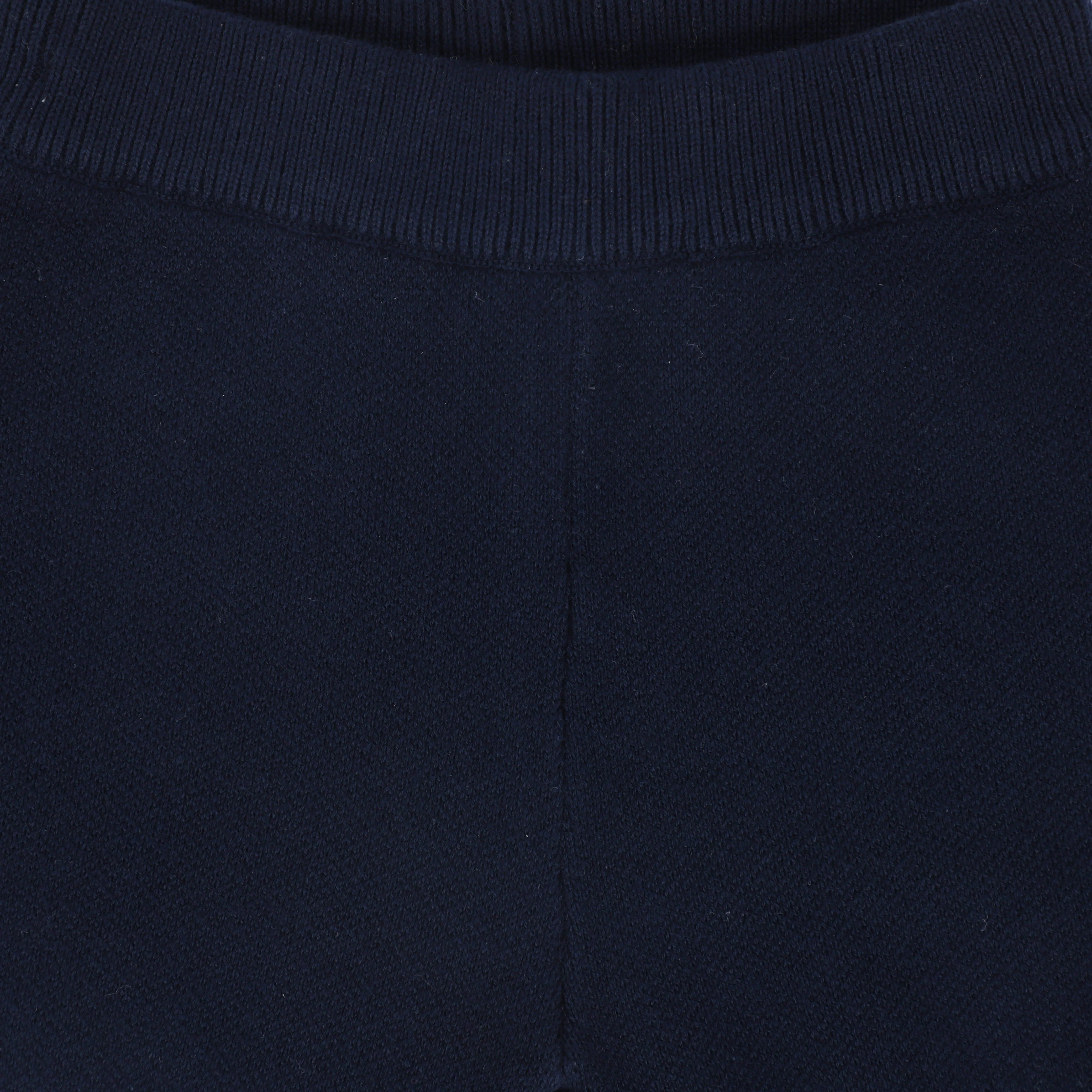 BAMBOO NAVY/WHITE COLORBLOCK EMBLEM SWEATER SET [FINAL SALE] - Image 7