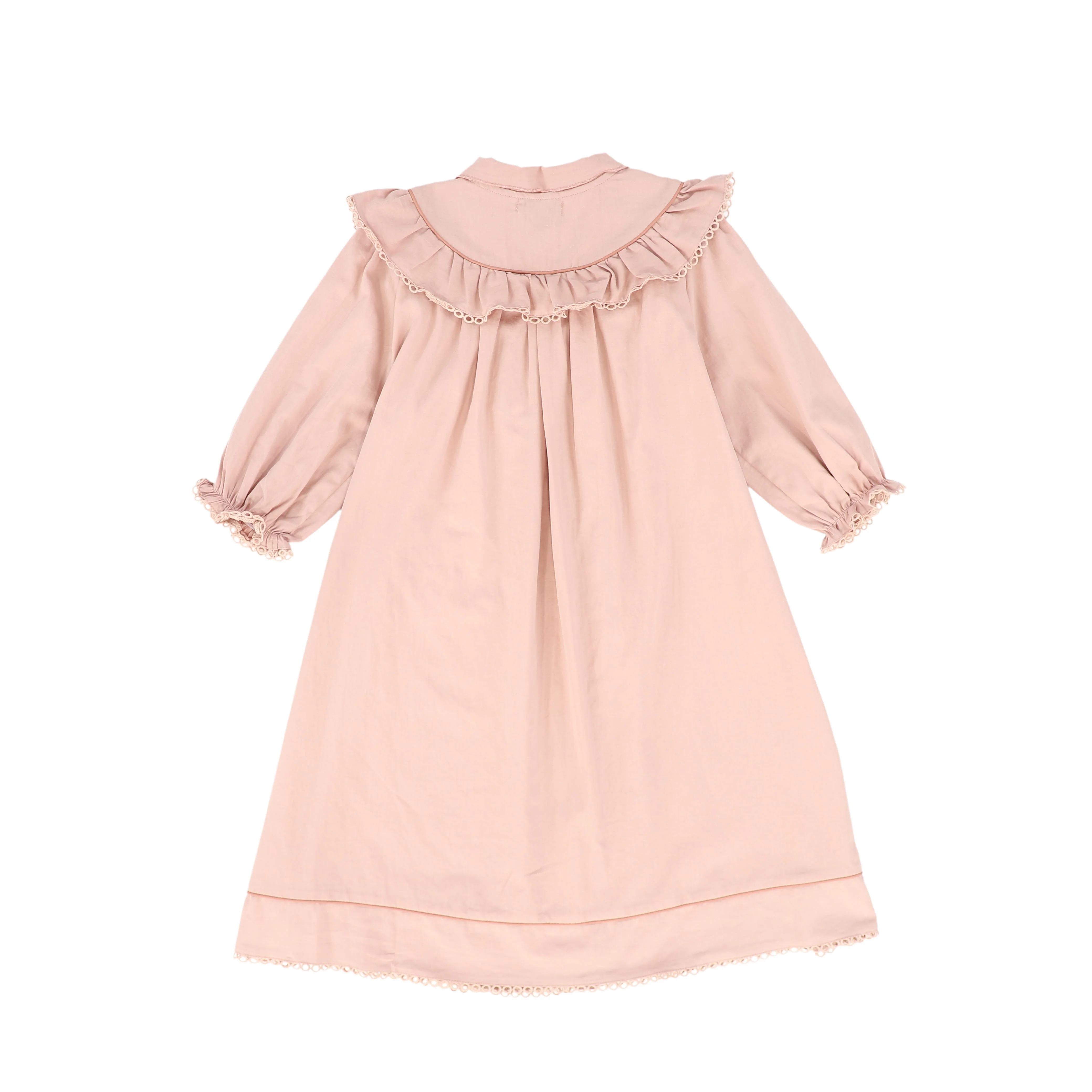 BAMBOO PINK LACE TRIM DRESS [FINAL SALE] - Image 2