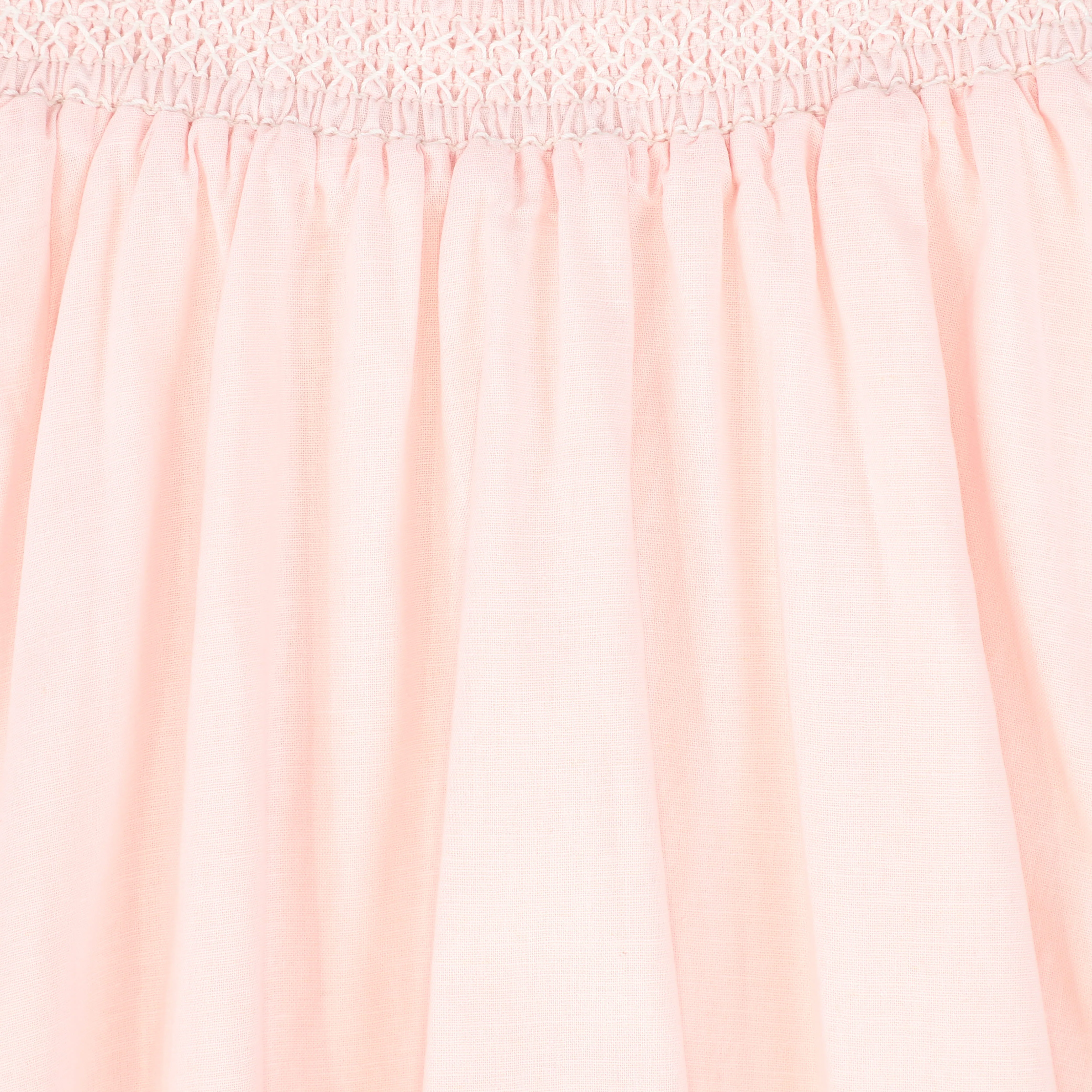 BAMBOO PINK SMOCKED FLAIR SKIRT [FINAL SALE] - Image 3