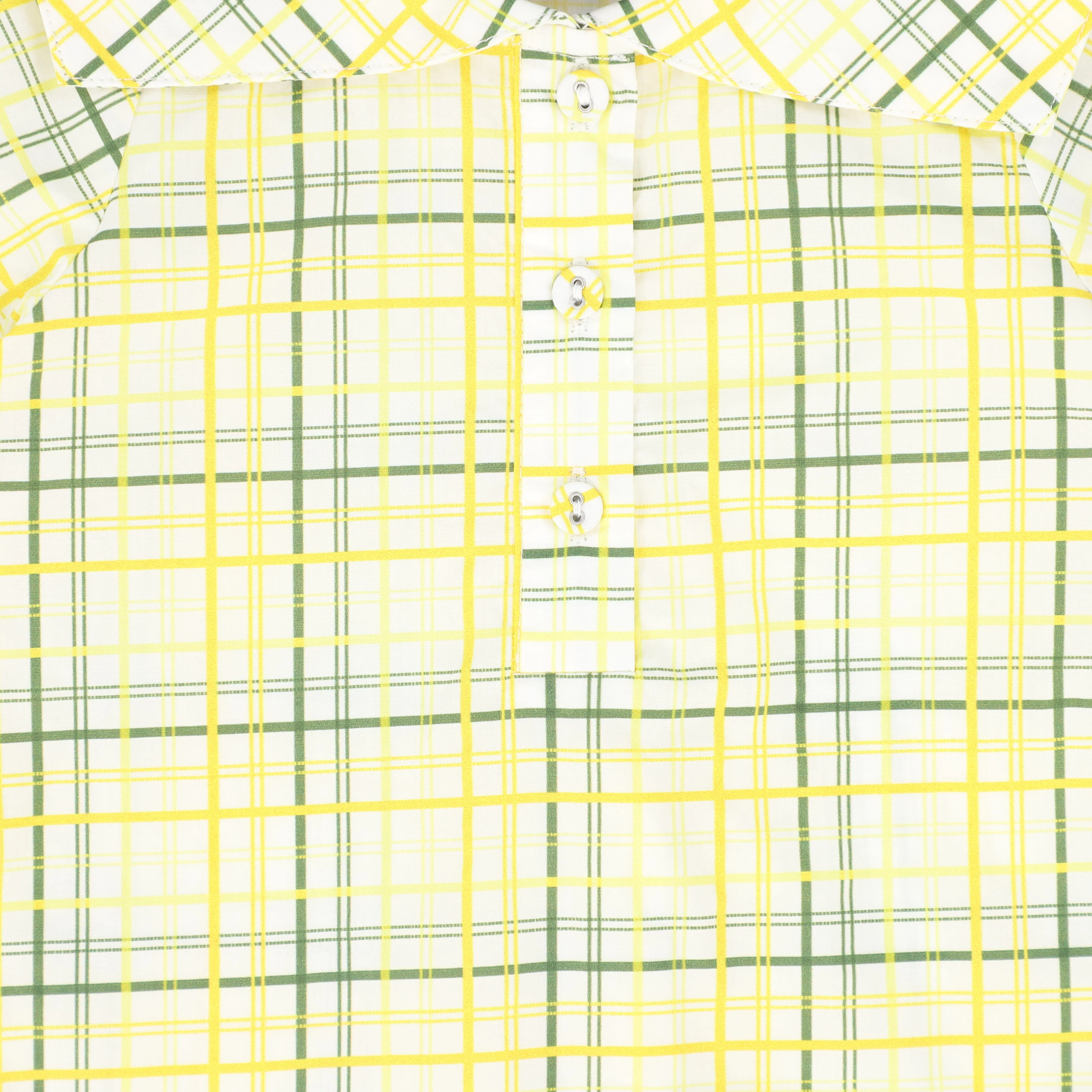 BAMBOO YELLOW PLAID SAILOR COLLAR SET [FINAL SALE] - Image 2