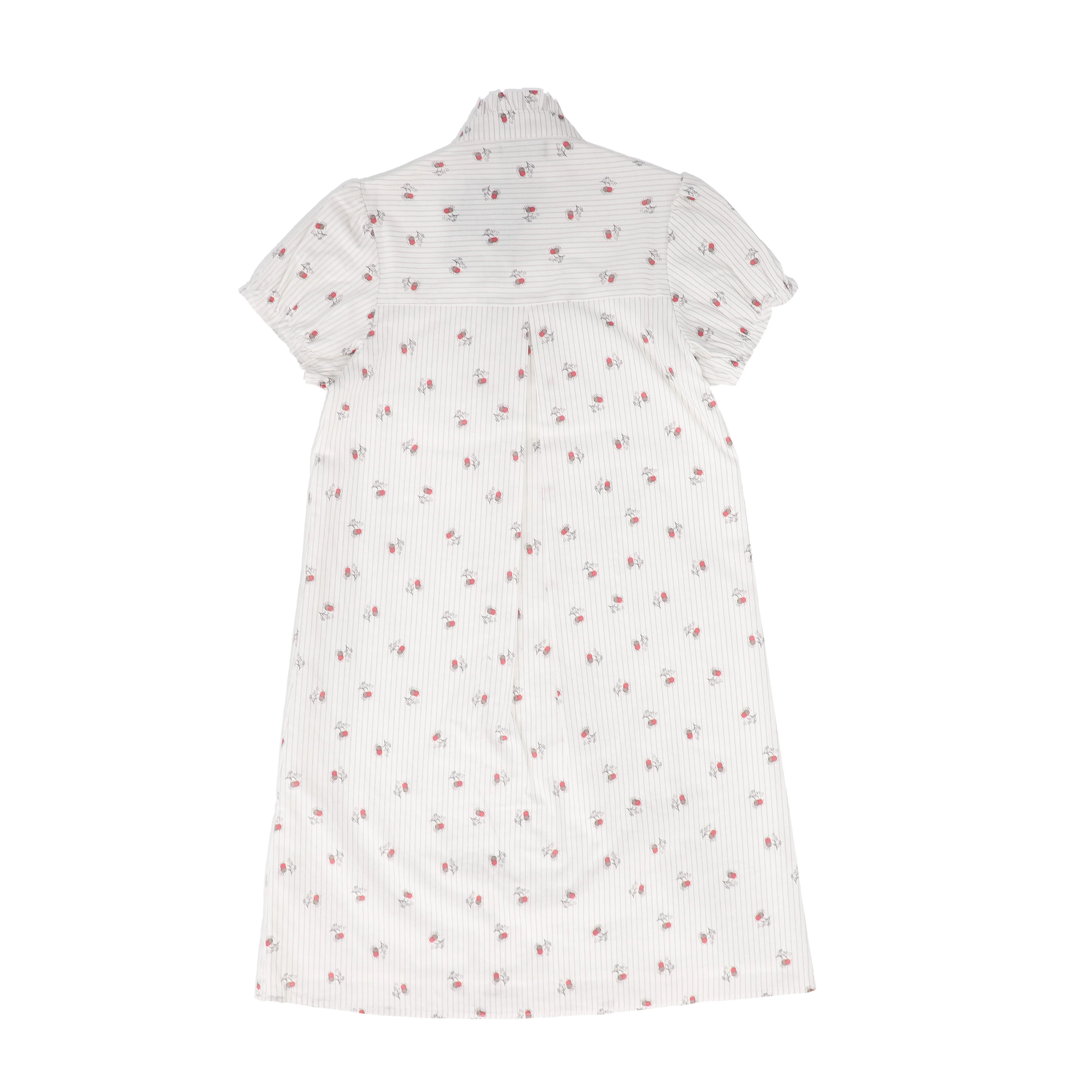 BAMBOO WHITE CHERRY PRINT SS DRESS [FINAL SALE] - Image 2