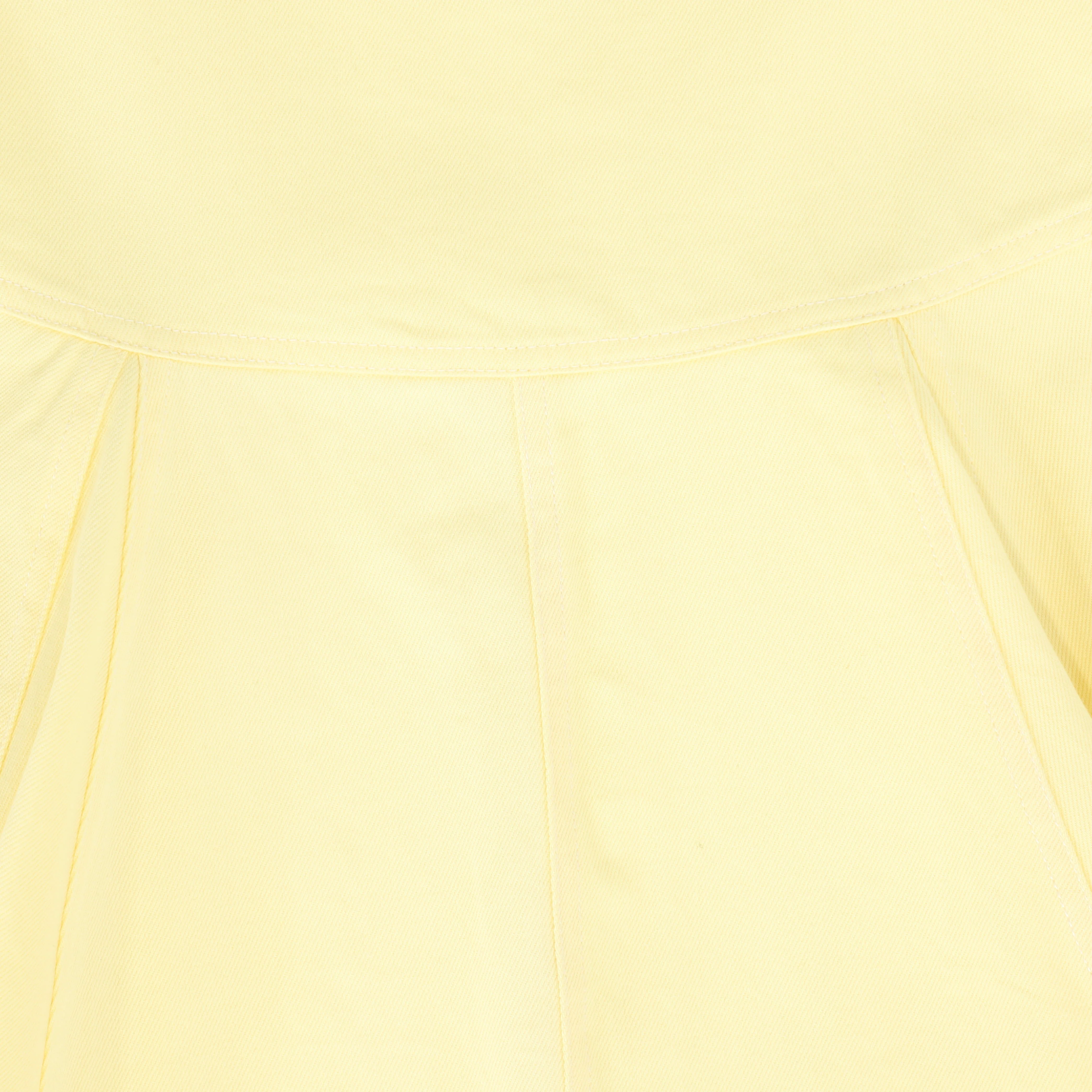 BAMBOO YELLOW PLEAT FLAIR  SKIRT [FINAL SALE] - Image 3