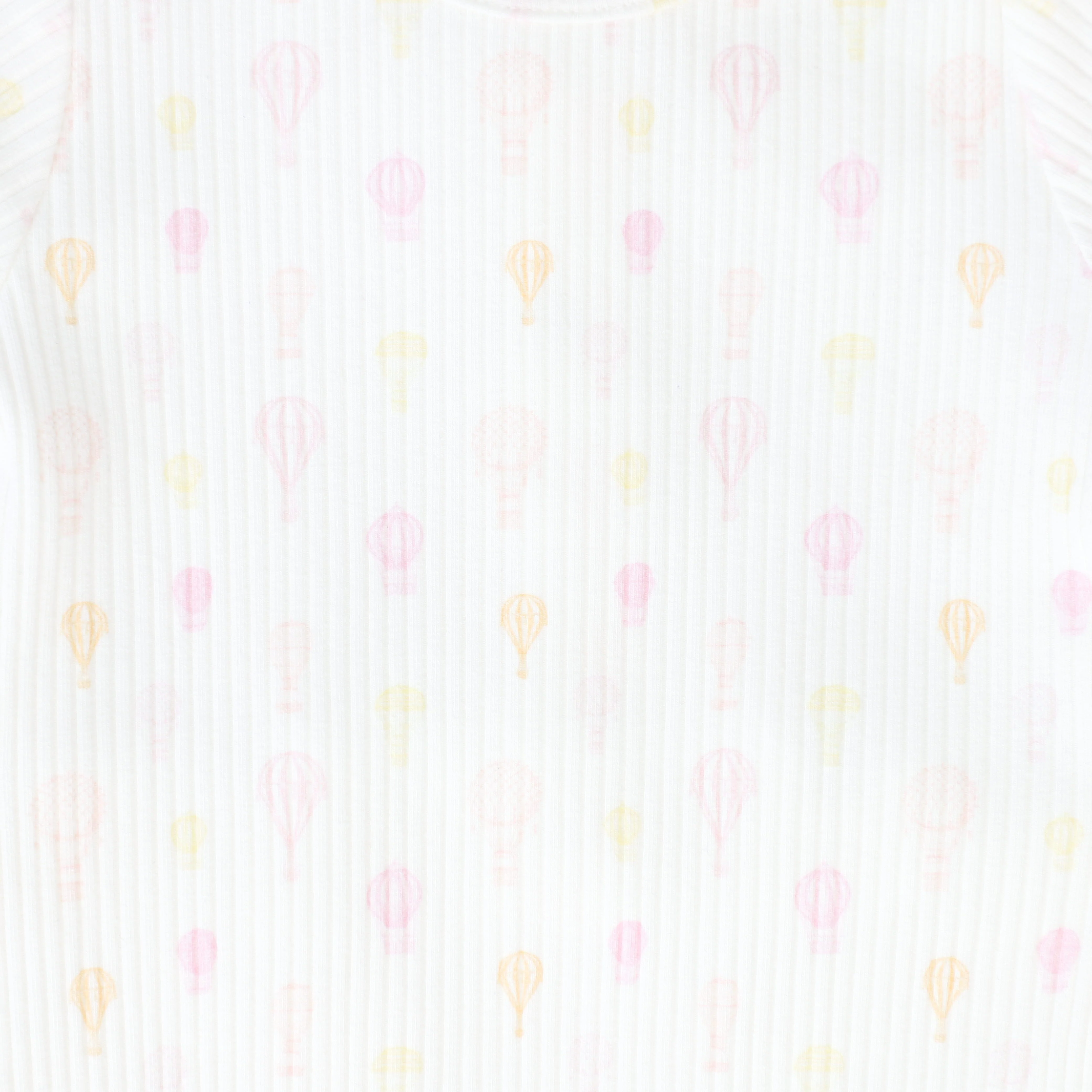 BEBE JOLEE PINK RIBBED HOT AIR BALLOON FOOTIE - Image 2