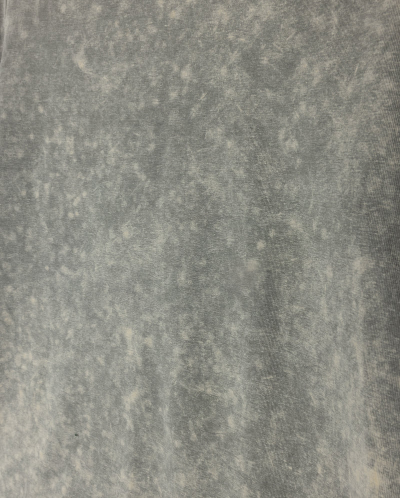 CABANA LIGHT GREY MINERAL WASH PUFF SLEEVE T-SHIRT [FINAL SALE] - Image 2