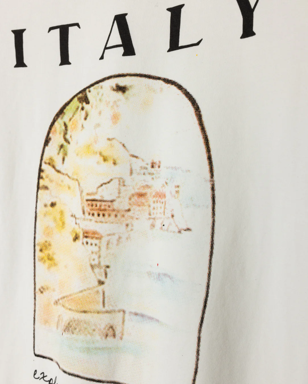 CABANA WHITE DOME PRINTED T-SHIRT [FINAL SALE] - Image 2
