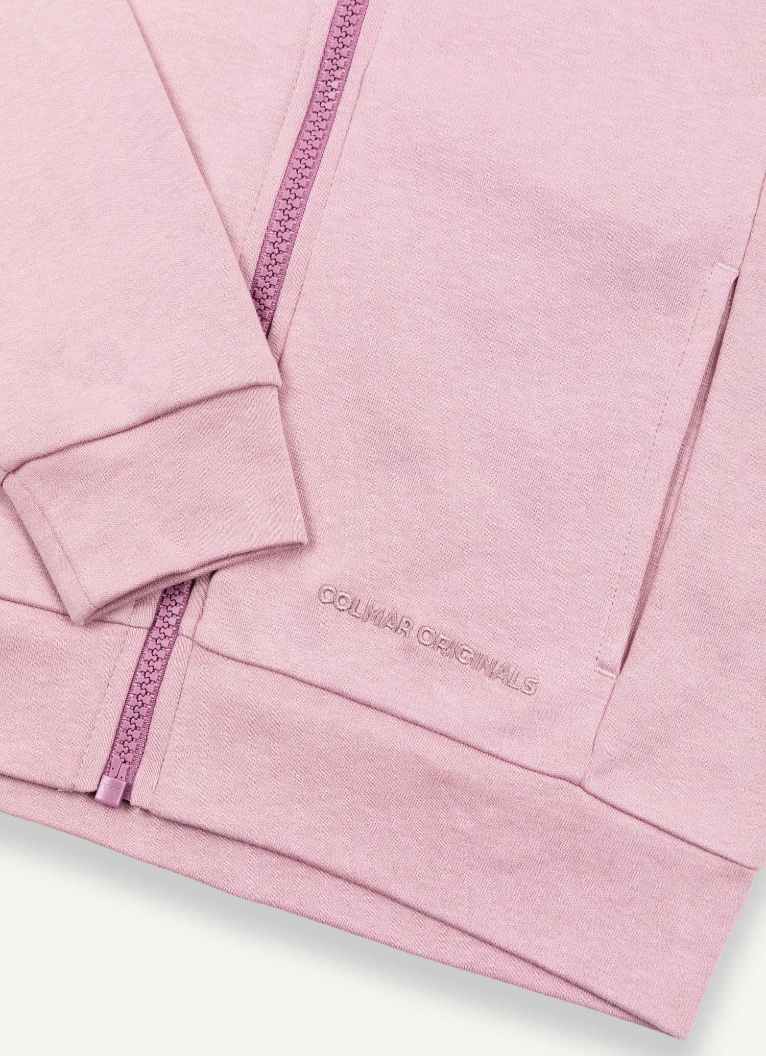 COLMAR MAUVE PINK INTERLOCK SWEATSHIRT [FINAL SALE] - Image 2