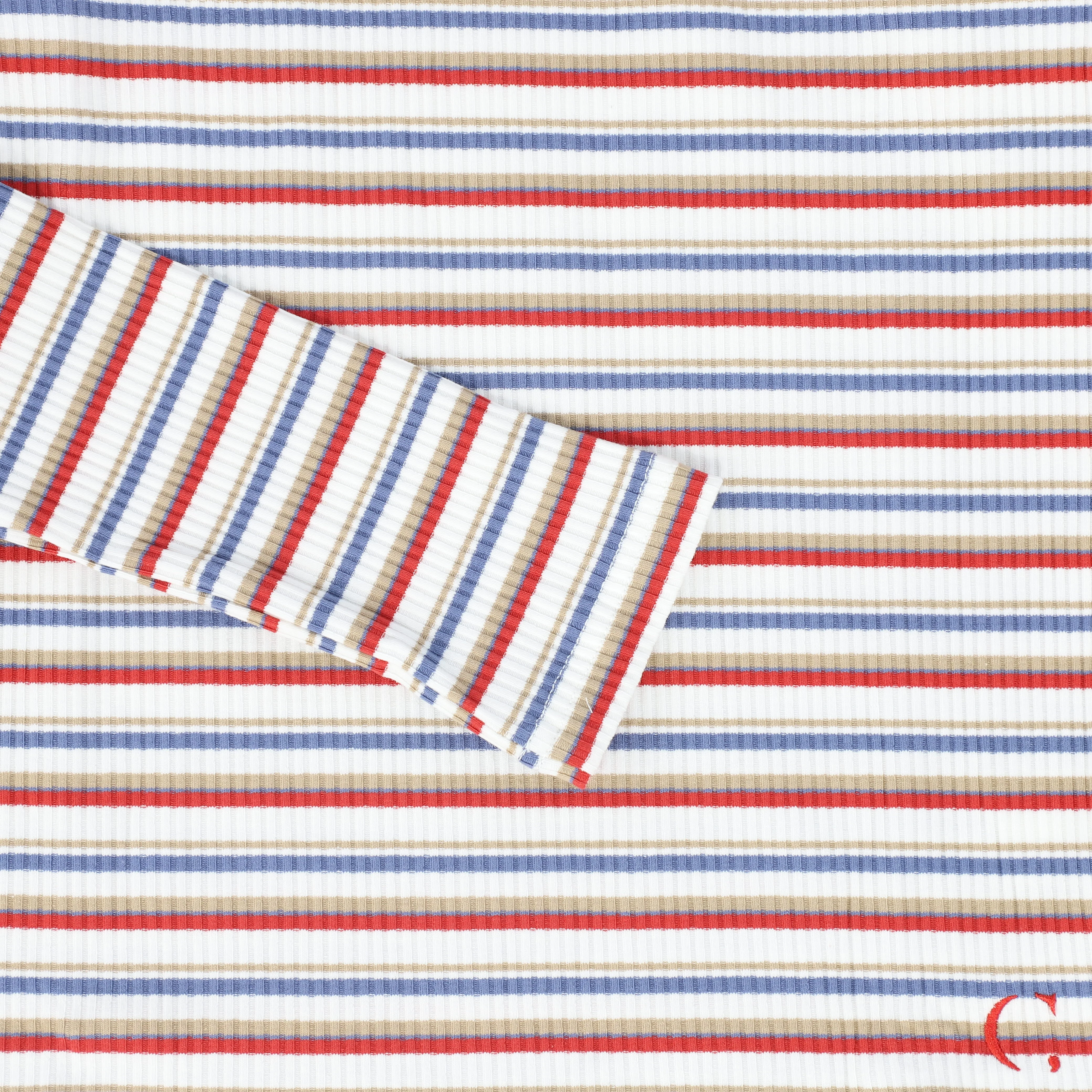 CREW KIDS RED STRIPED T-SHIRT [FINAL SALE] - Image 2