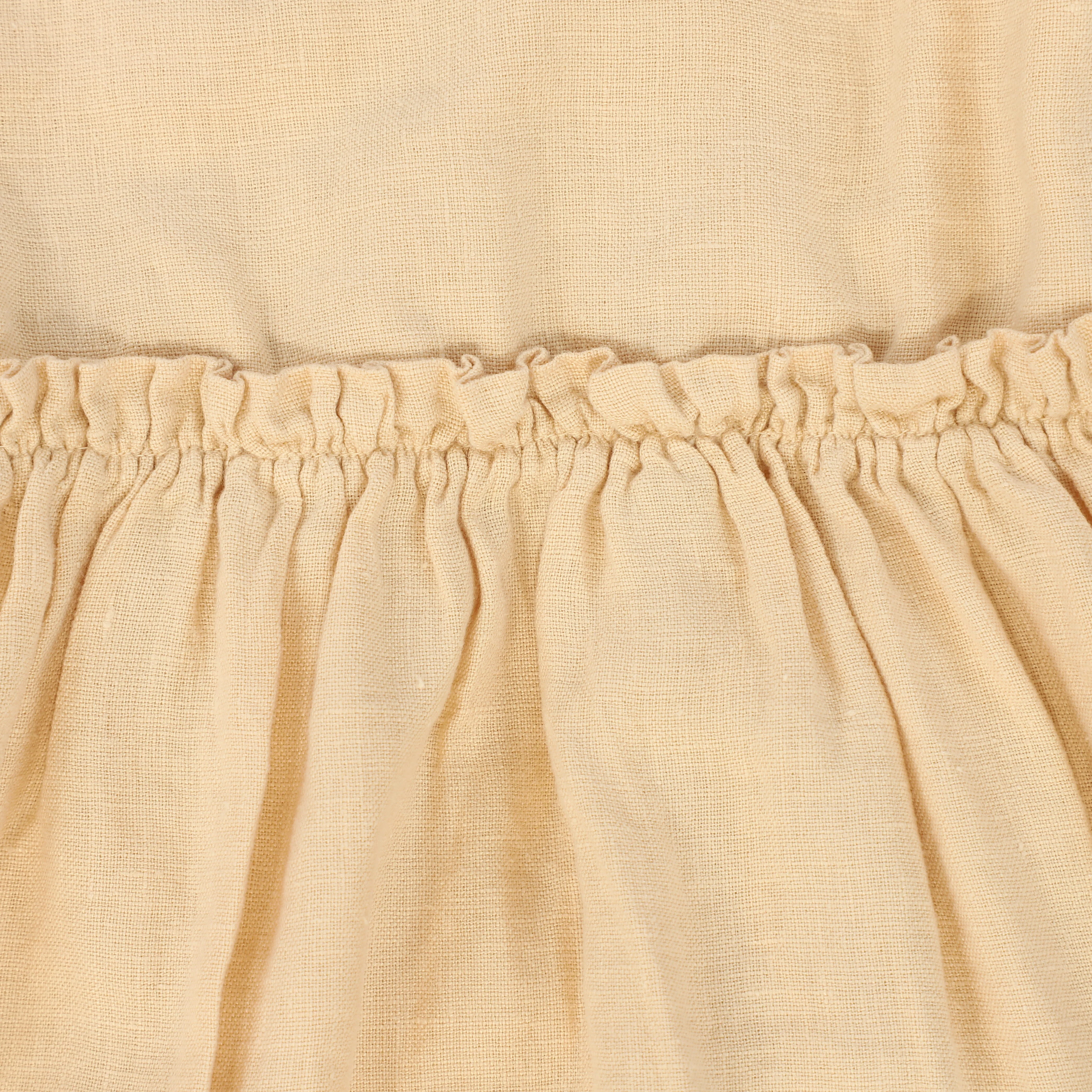 DONSJE PALE ORANGE TIERED BOW JUMPER [FINAL SALE] - Image 2