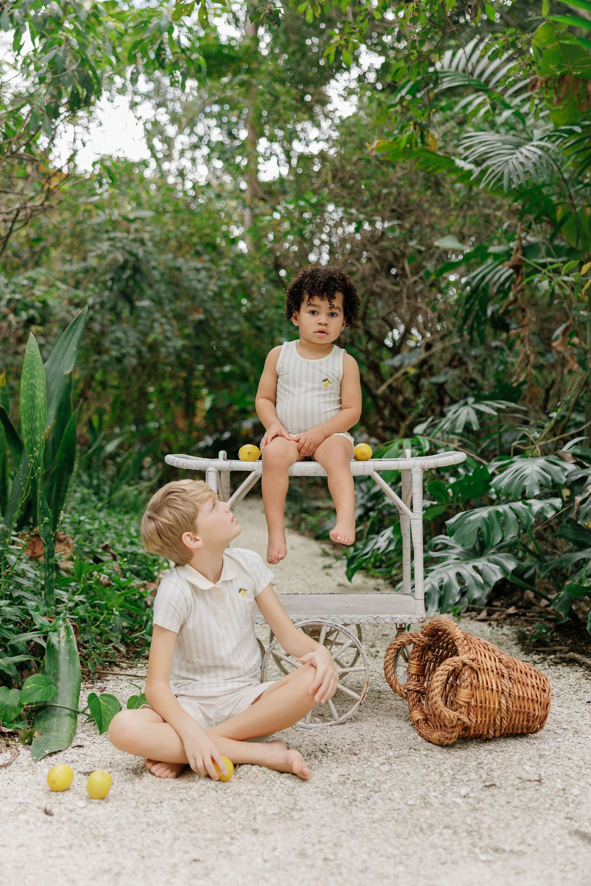 ELYS & CO LEMON FRUIT PRINT ROMPER [FINAL SALE] - Image 2