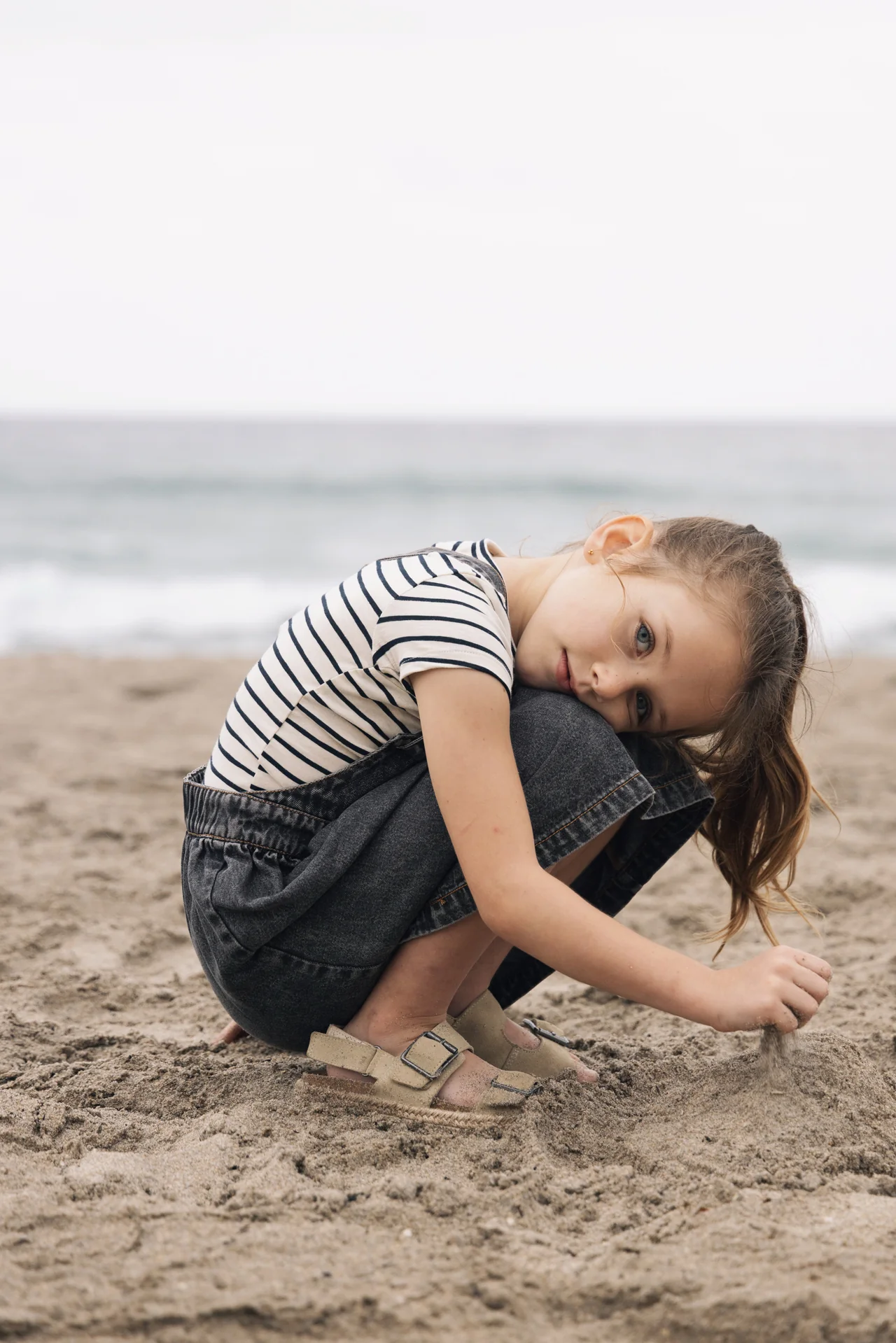 FARREN + ME NAVY STRIPED SS T-SHIRT [FINAL SALE] - Image 2