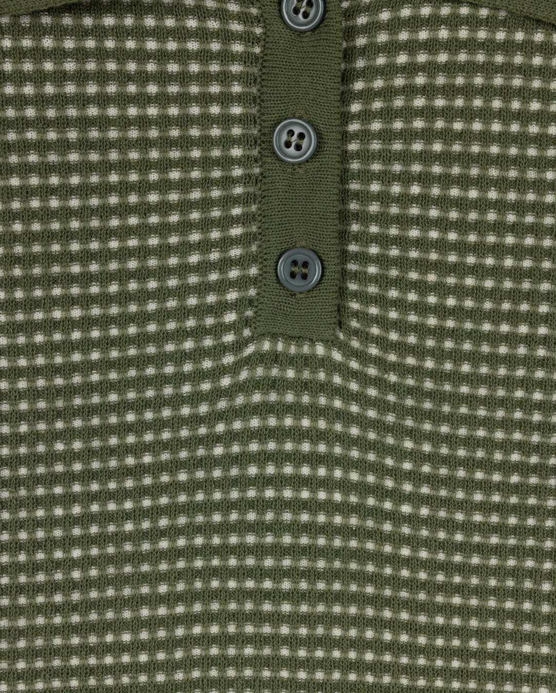 HARPER JAMES GREEN TEXTURED PLAID KNIT SWEATER [FINAL SALE] - Image 2