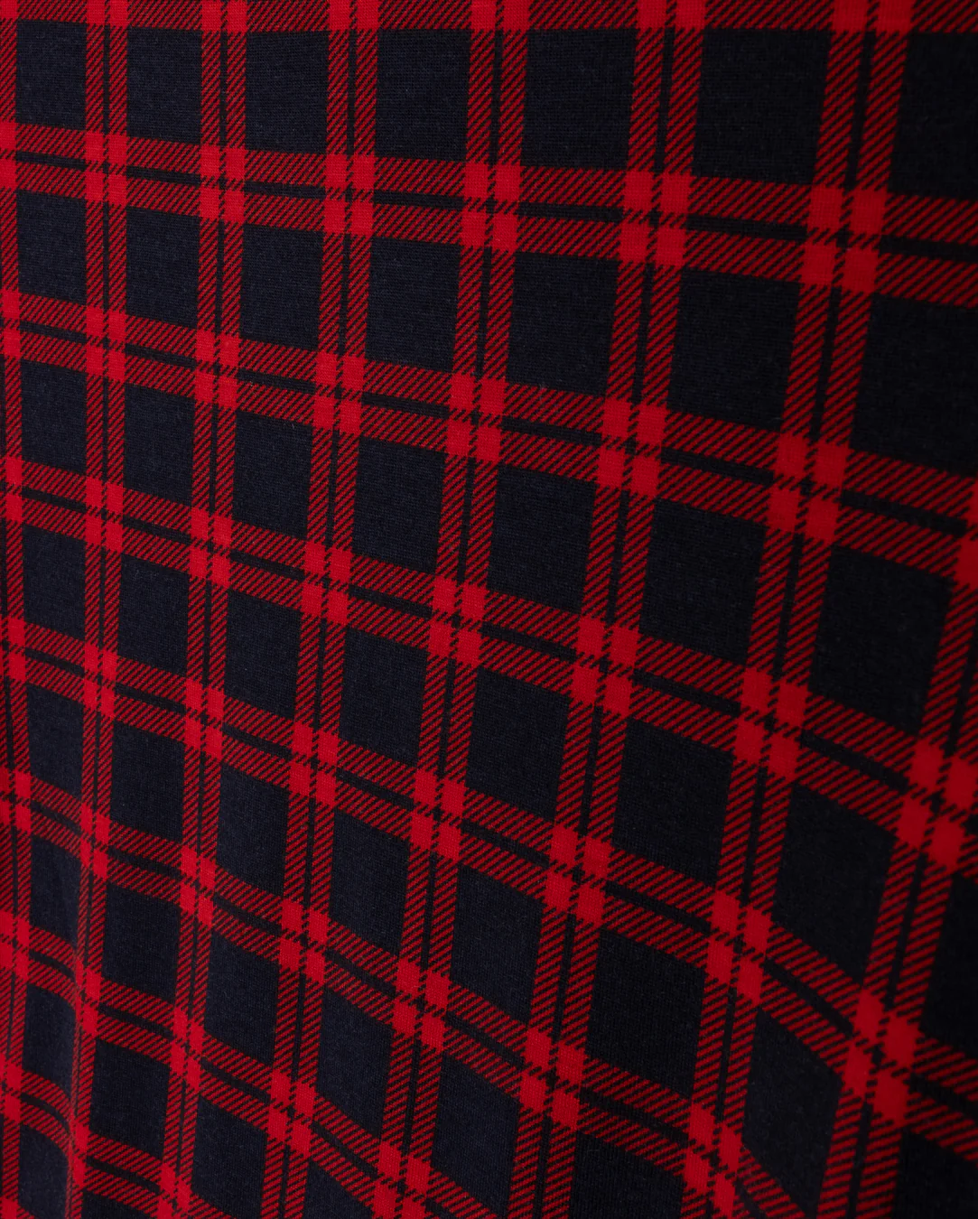 HELLO YELLOW RED PLAID PRINT TURTLENECK [FINAL SALE] - Image 2