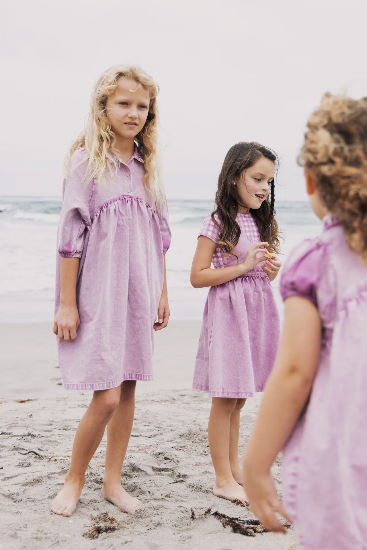 KIN & KIN MAUVE DENIM JUMPER [FINAL SALE] - Image 2