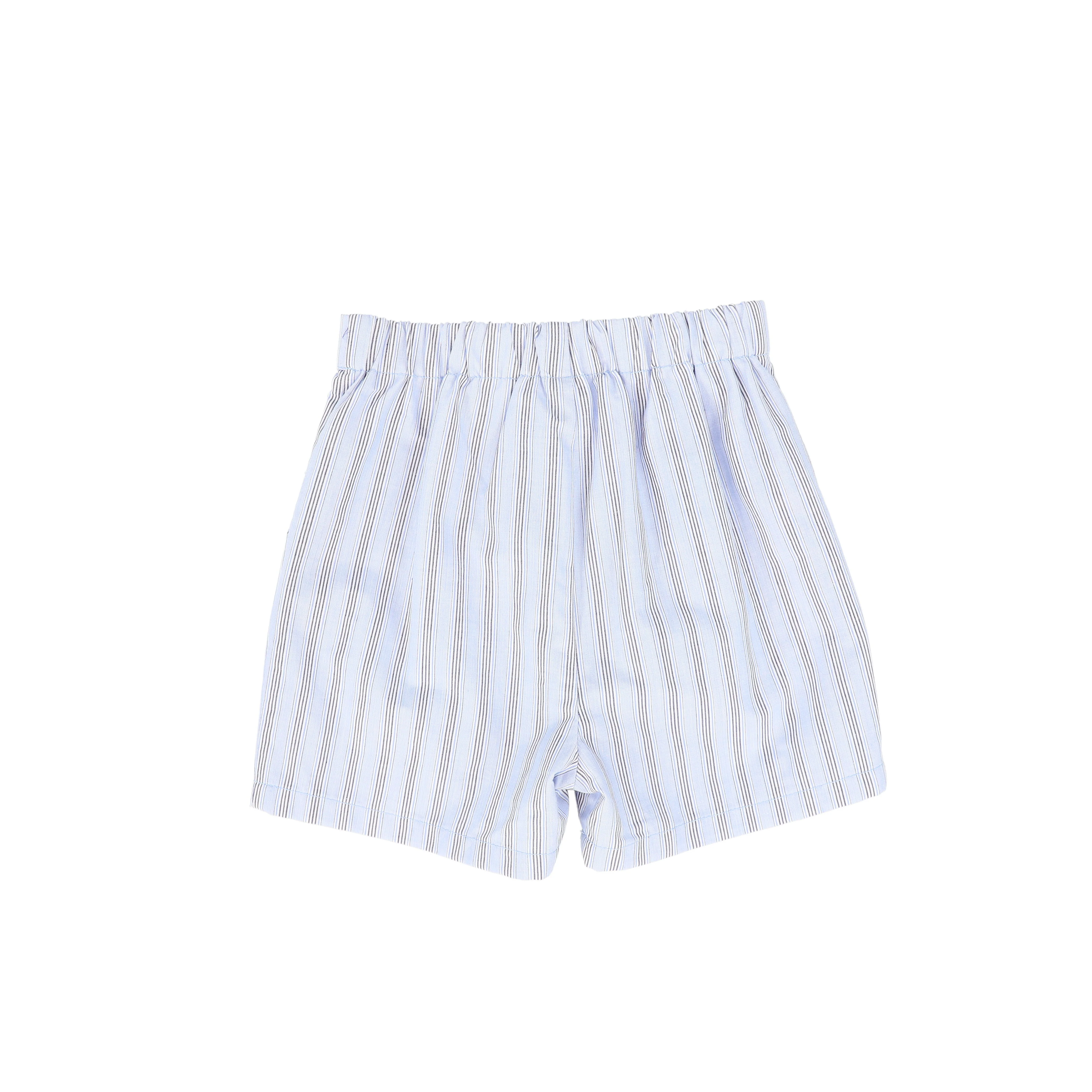 LE BOURDON BLUE DOUBLE STRIPE SHORTS [FINAL SALE] - Image 2