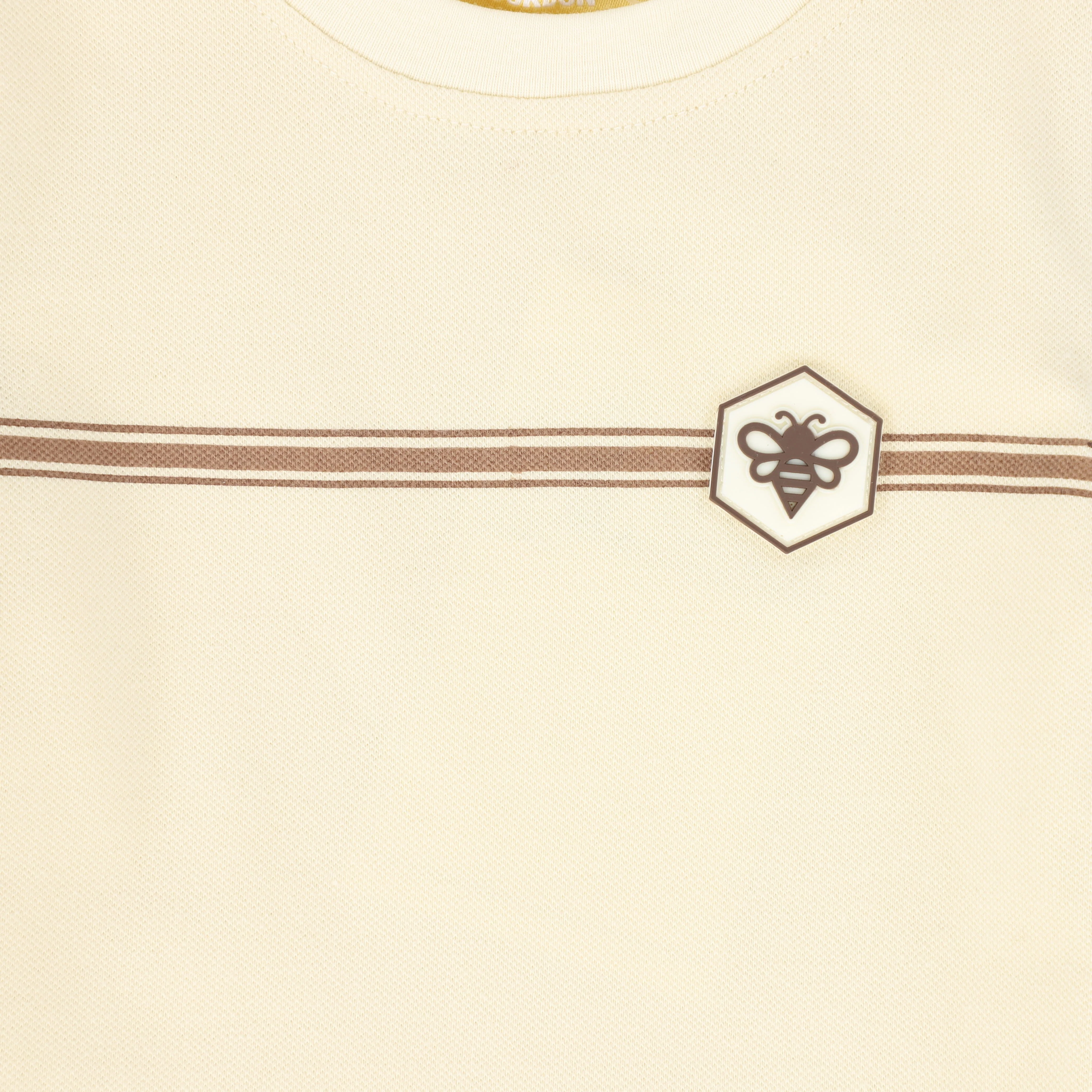 LE BOURDON CREAM BEE PATCH T-SHIRT SET [FINAL SALE] - Image 2