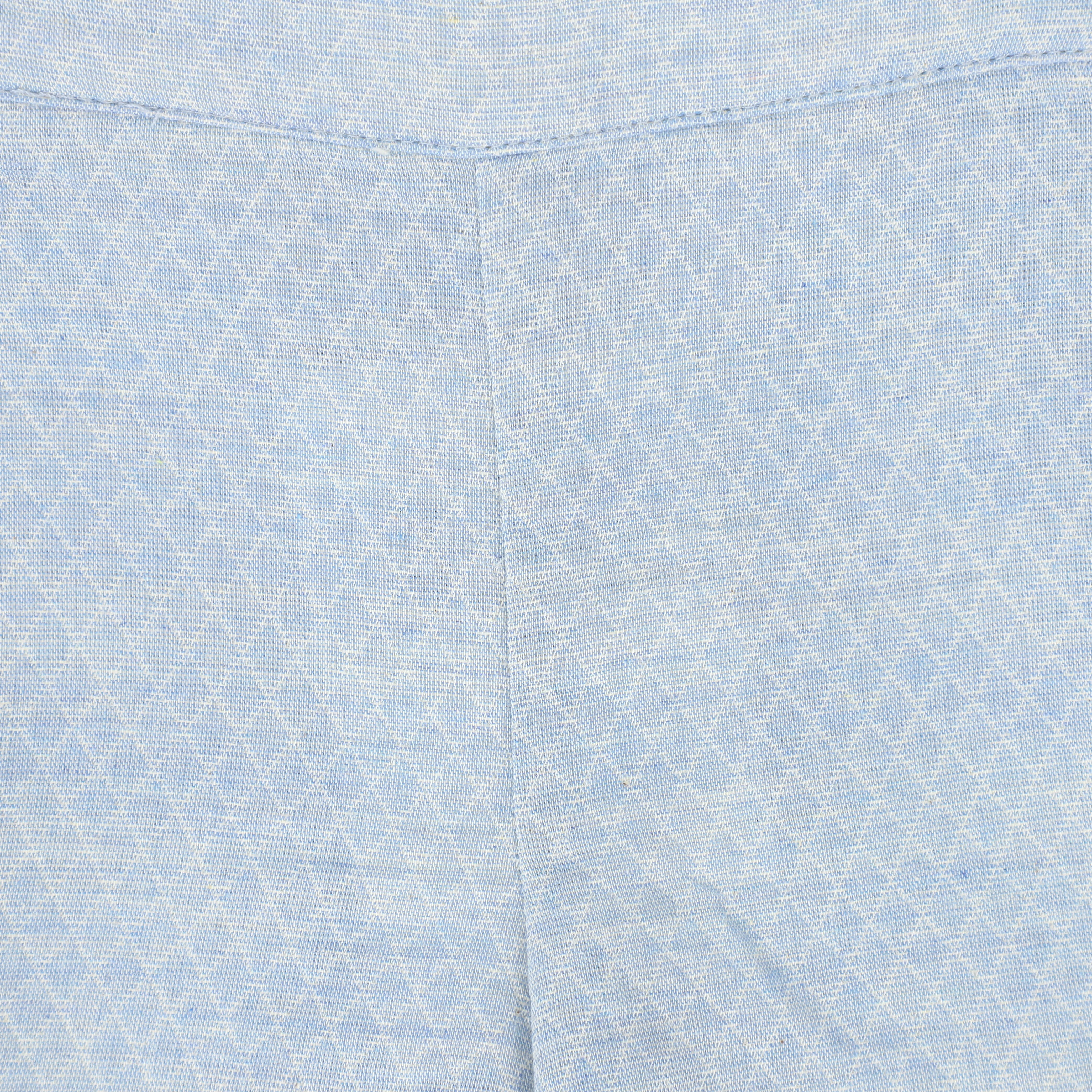 LE BOURDON LIGHT BLUE TEXTURED BUTTON SHORTS [FINAL SALE] - Image 3