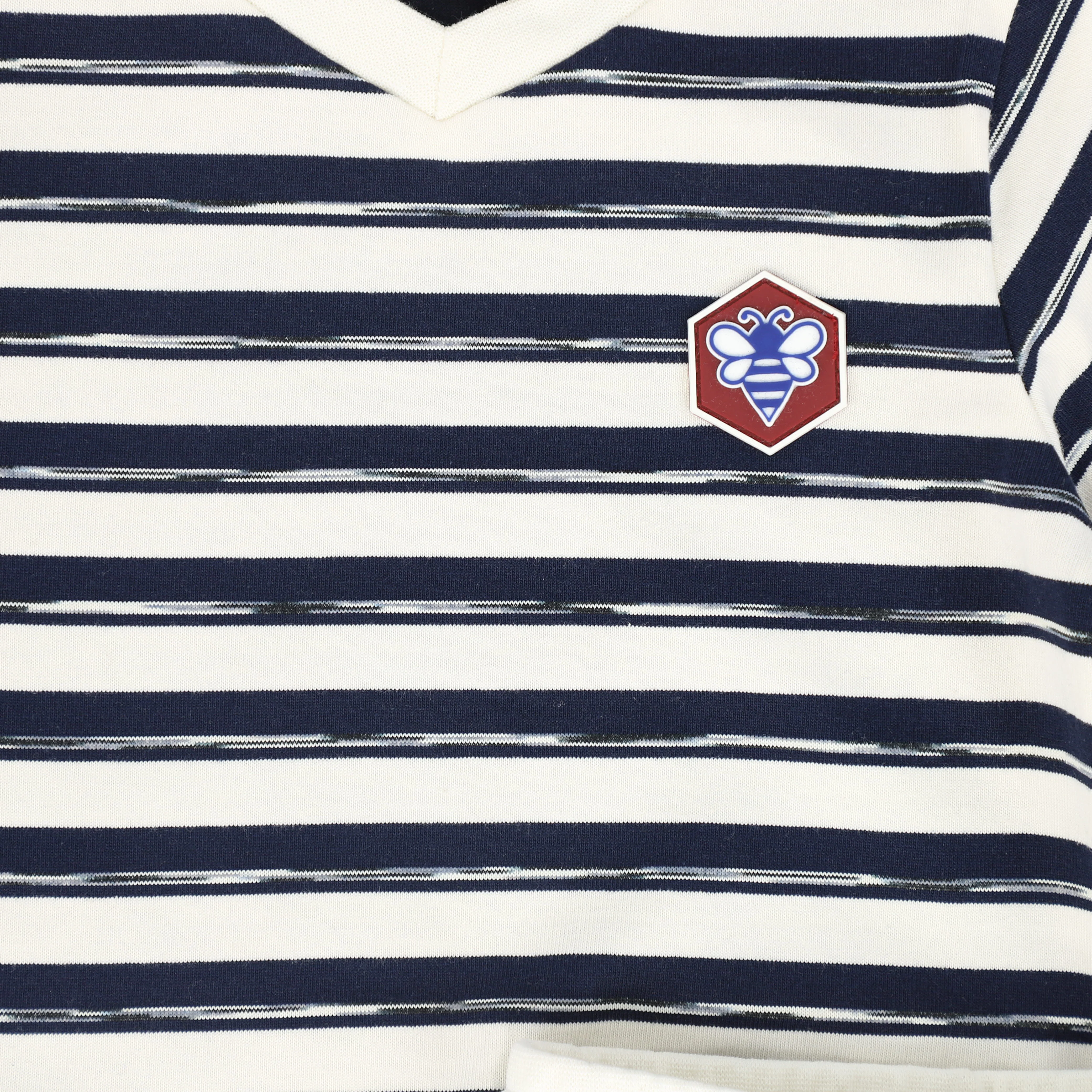 LE BOURDON NAVY STRIPED T-SHIRT SET [FINAL SALE] - Image 2