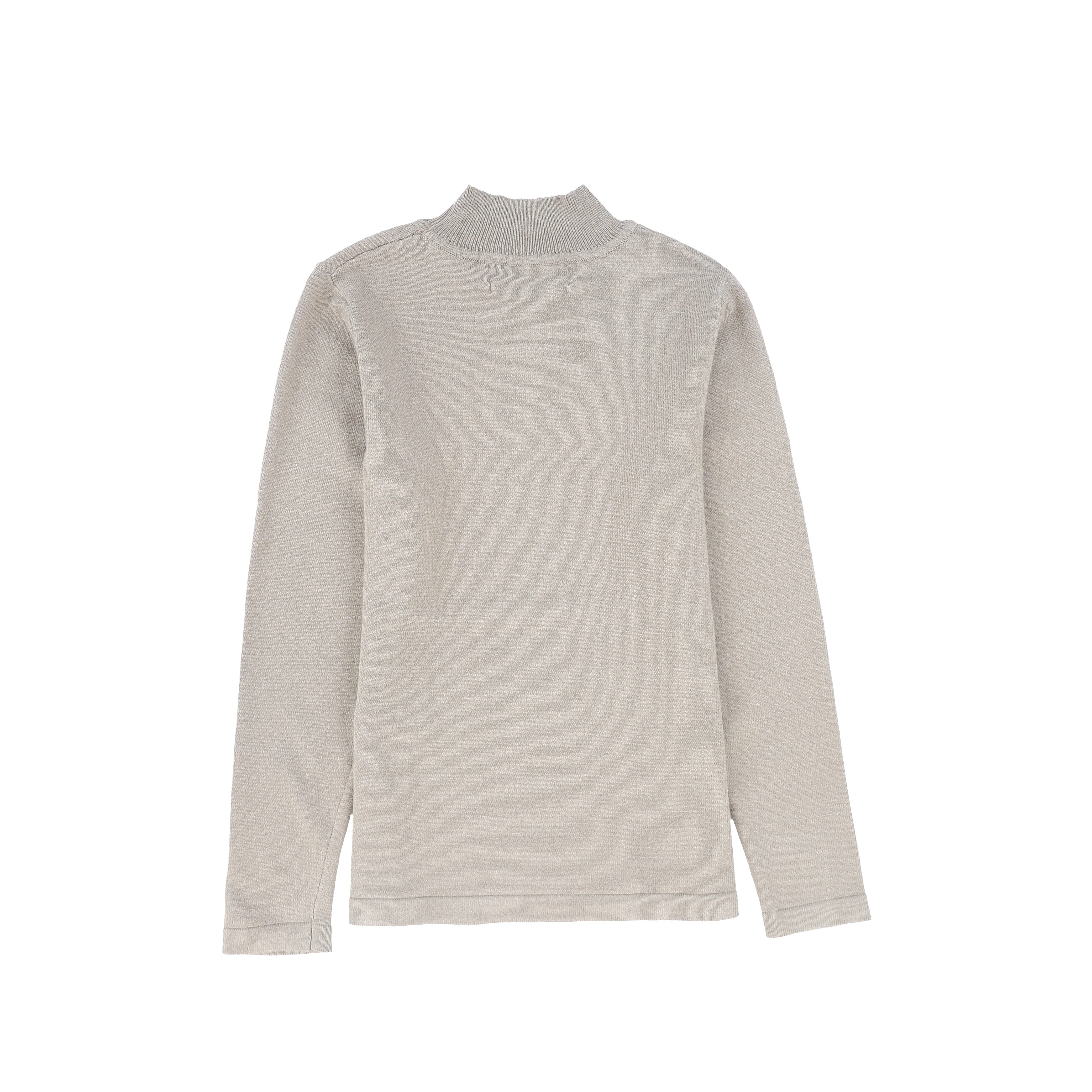 LE BOURDON OATMEAL FITTED TURTLENECK [FINAL SALE] - Image 2