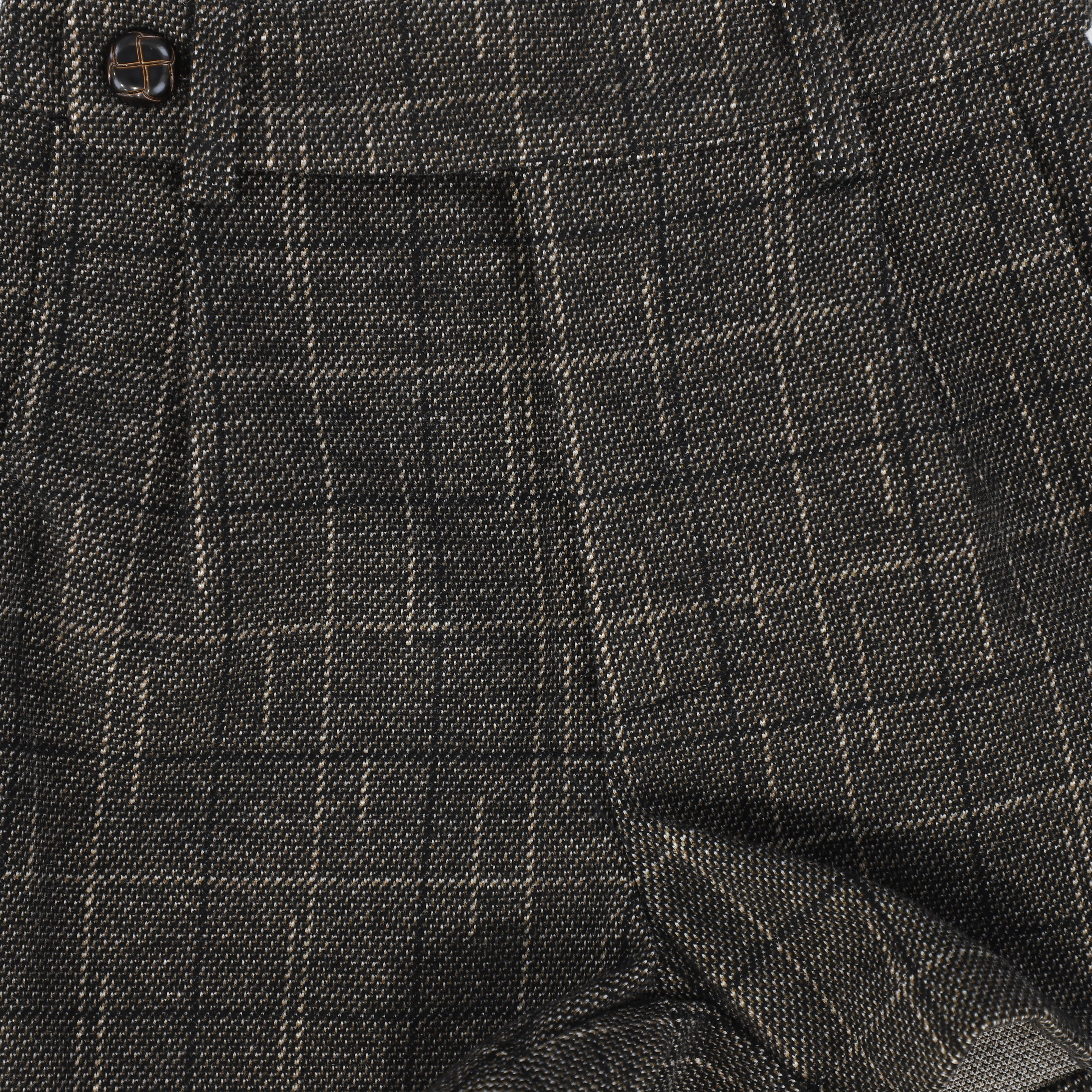 Le Bourdon Plaid Wool Pleat Short [FINAL SALE] - Image 3