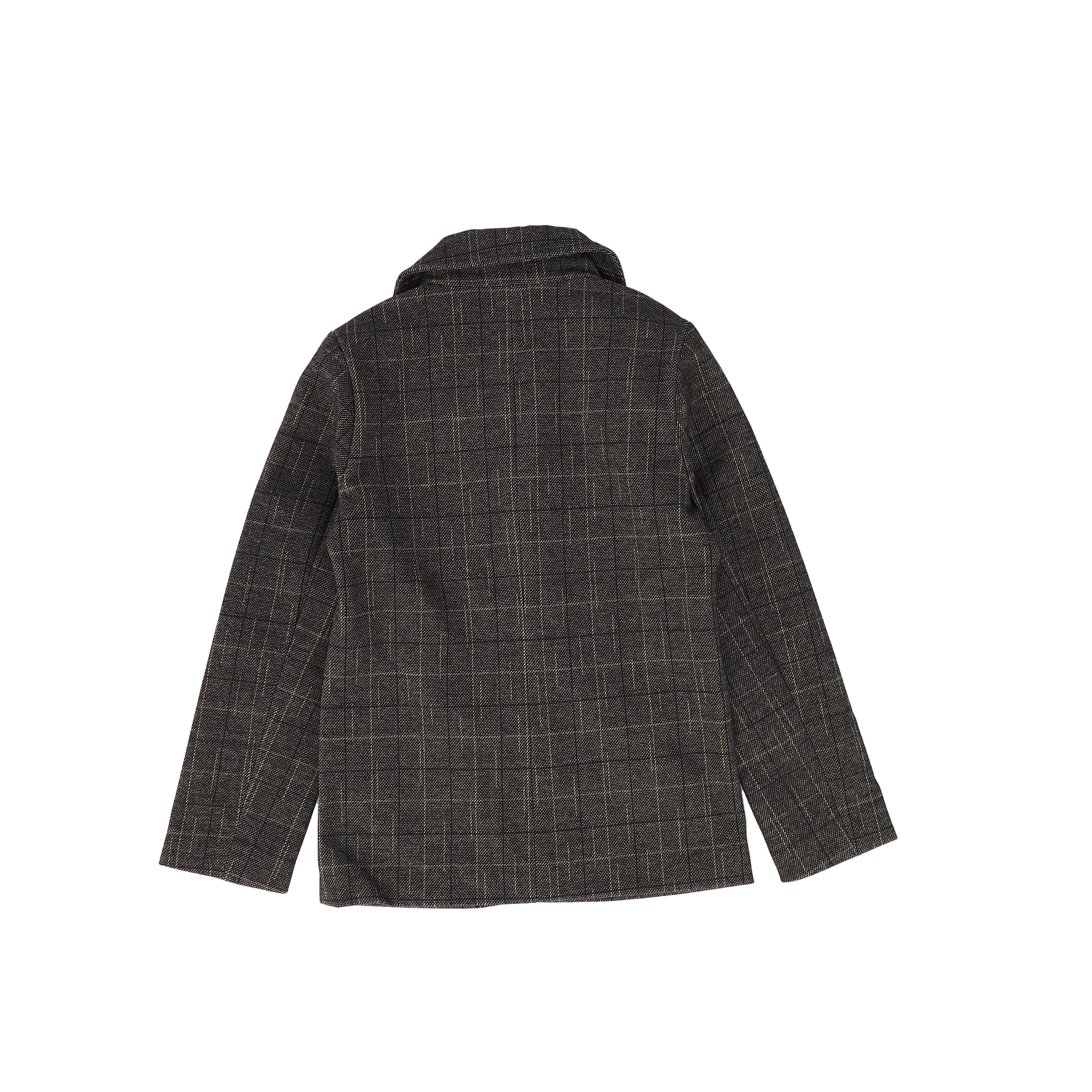 Le Bourdon Plaid Wool Stretch Blazer [FINAL SALE] - Image 2