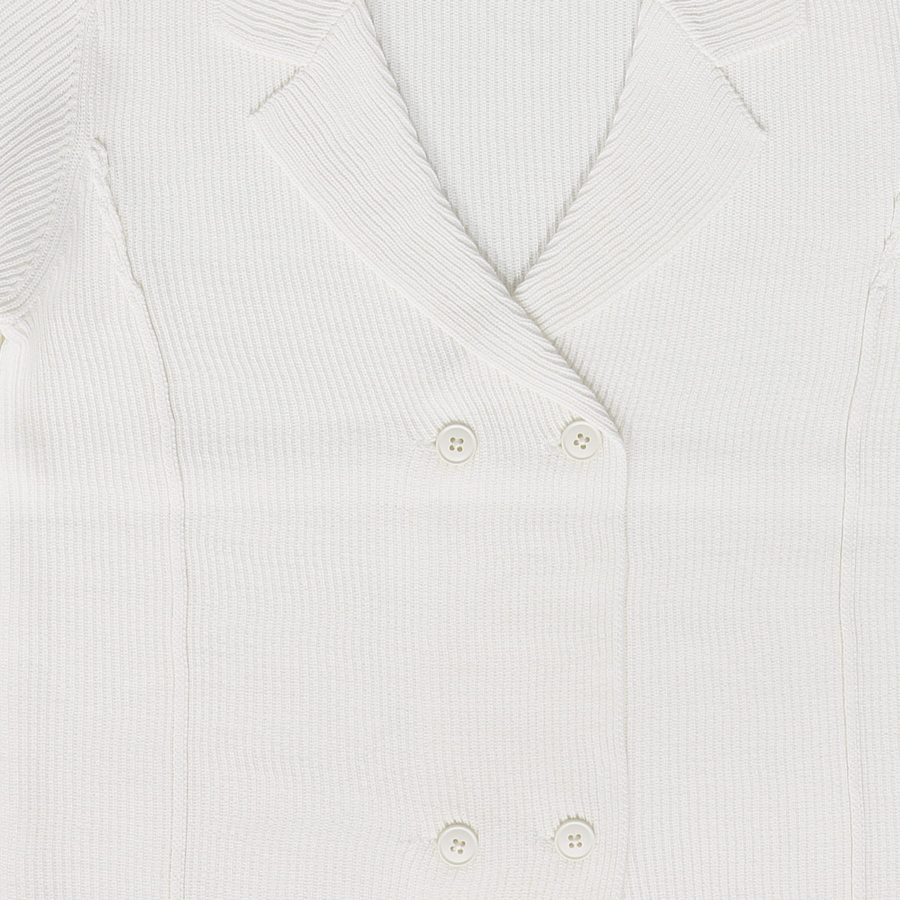 LE BOURDON WHITE OMBRE KNIT BLAZER [FINAL SALE] - Image 3