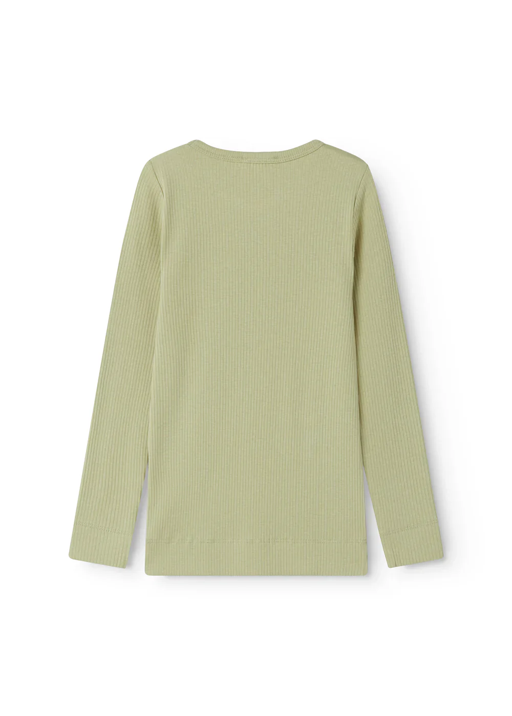 MARMAR COPENHAGEN SAGE GREEN RIBBED T-SHIRT [FINAL SALE] - Image 2