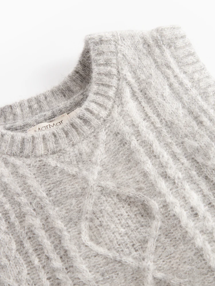 MARMAR COPENHAGEN ECRU DESIGN KNIT VEST [FINAL SALE] - Image 2