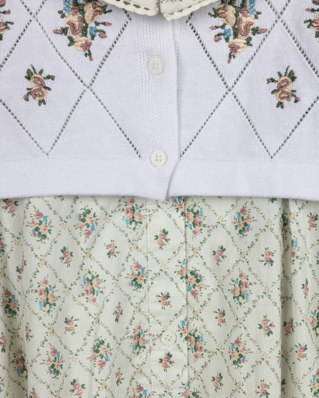 PAPILLON FLORAL CARDIGAN/MAXI DRESS SET [FINAL SALE] - Image 2