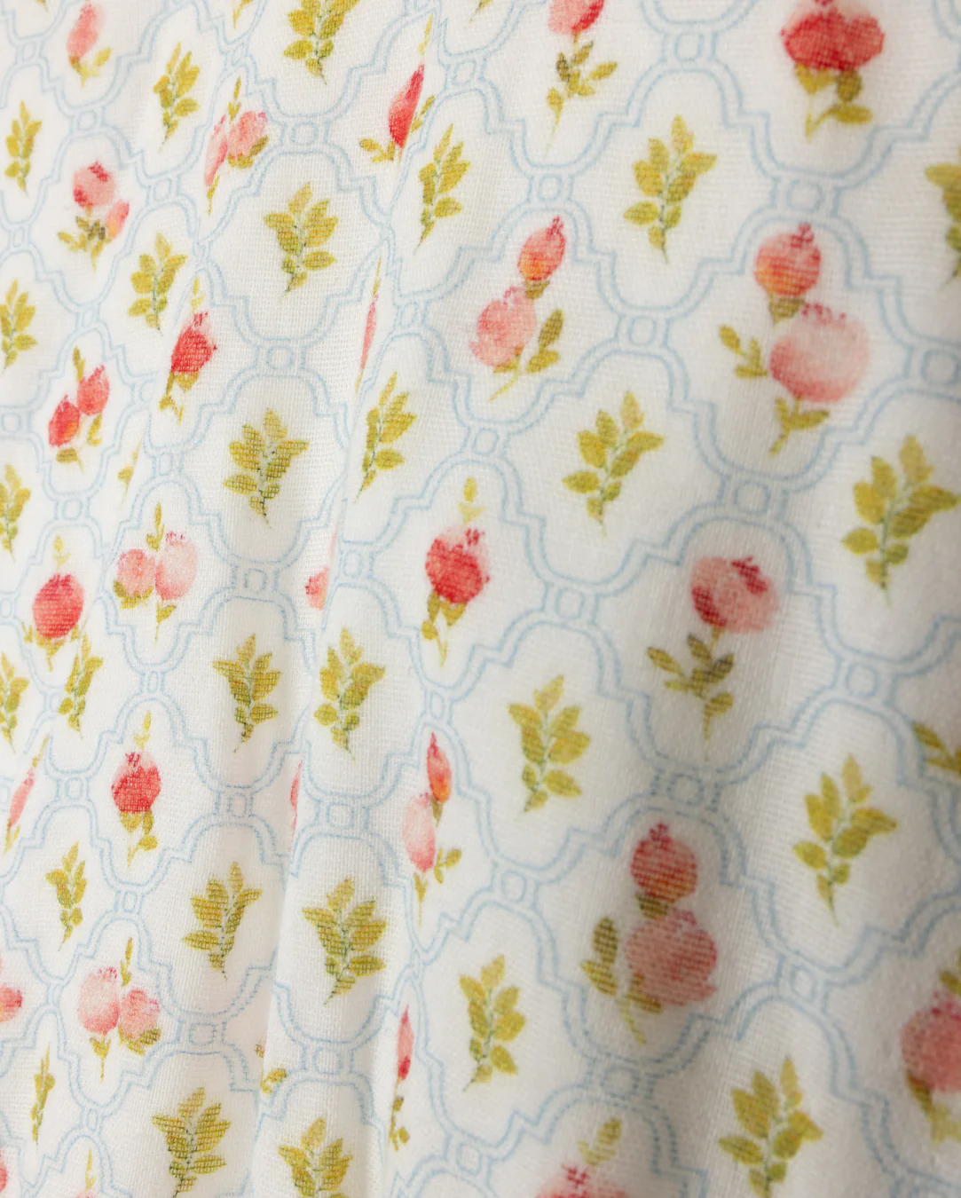 PAPILLON GREEN/PINK FLORAL PATTERN BLOUSE [FINAL SALE] - Image 2