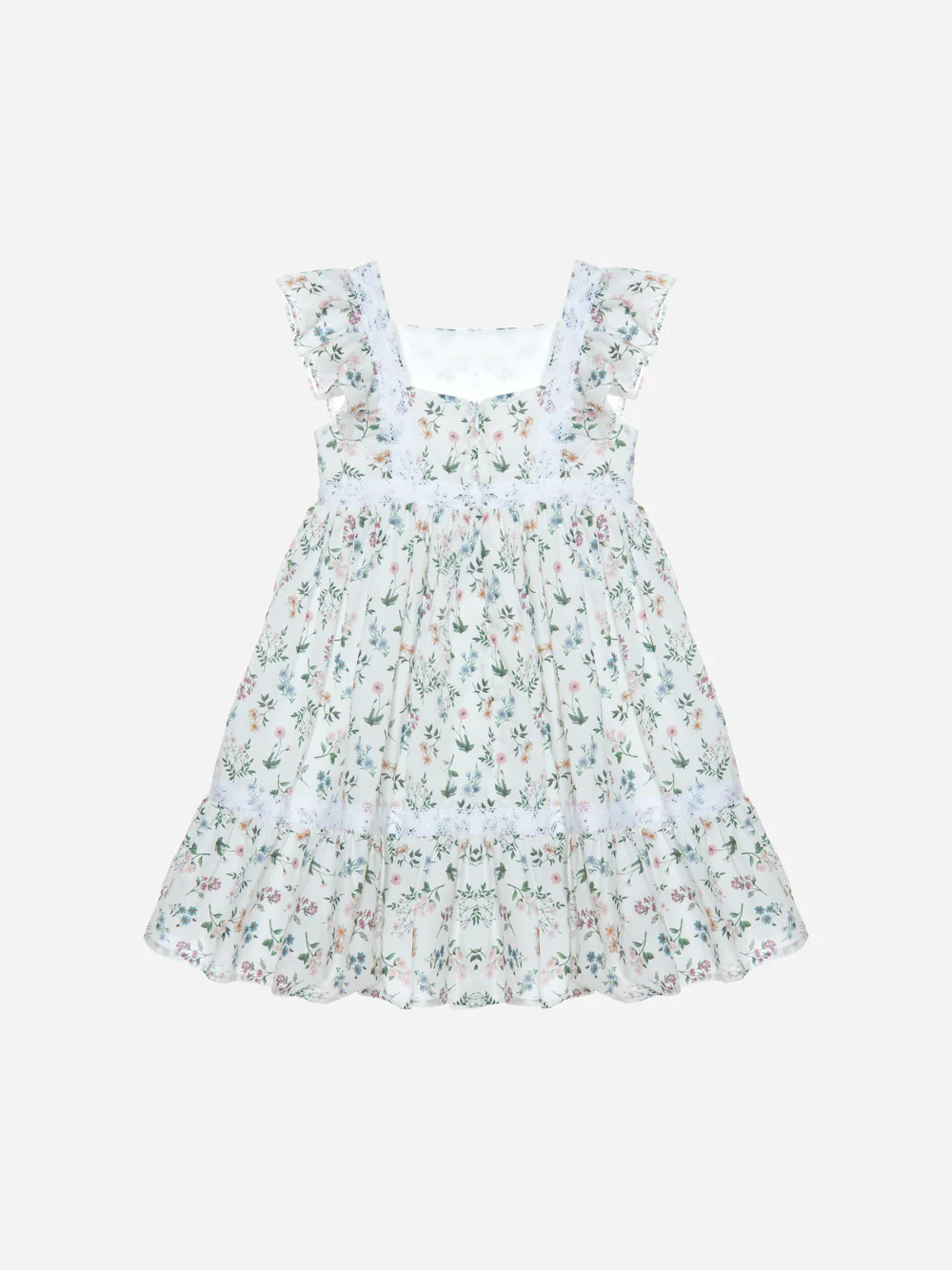 PATACHOU FLORAL LACE TRIM RUFFLE JUMPER [FINAL SALE] - Image 2