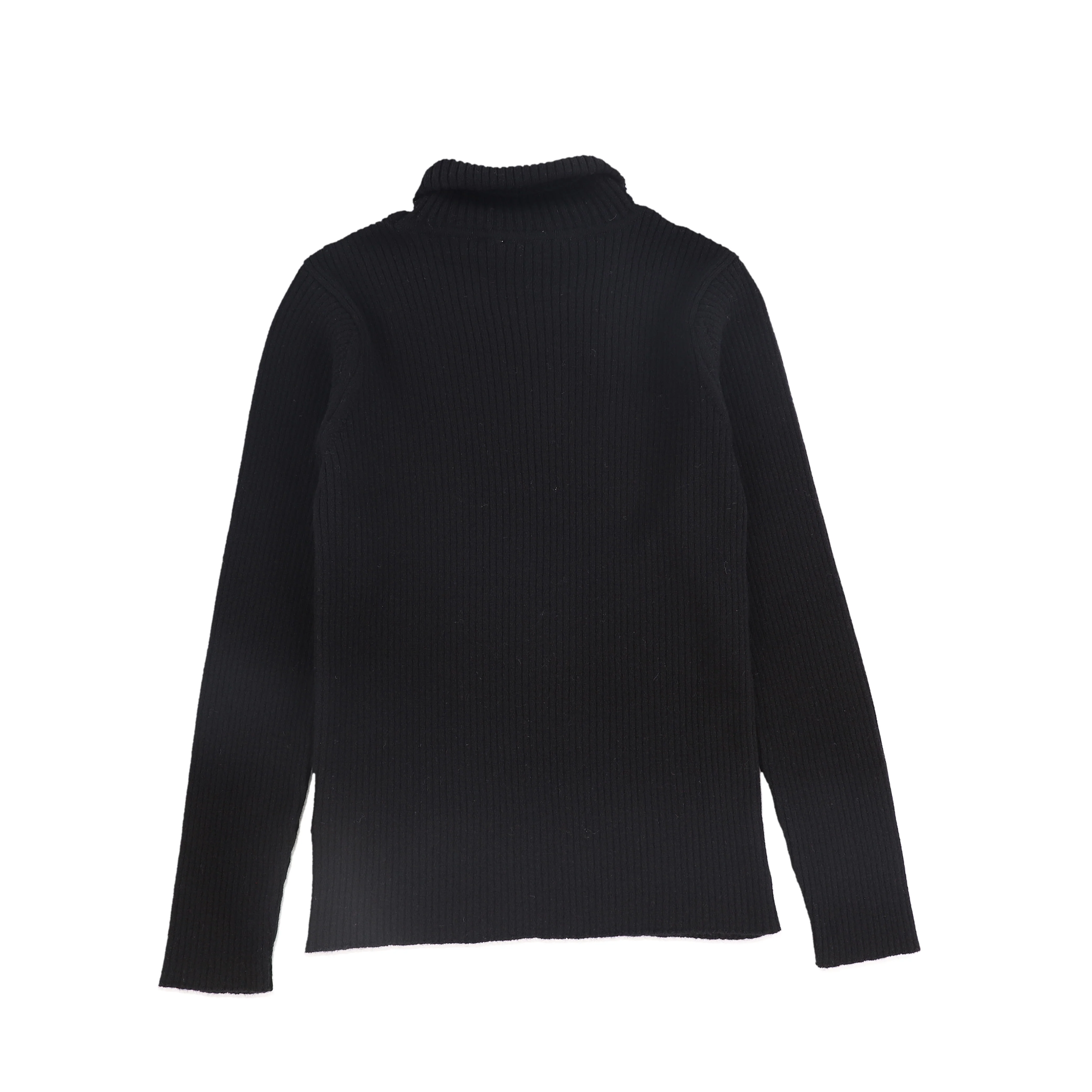 PUCCI BLACK CHUNKY KNIT LOGO SWEATER [FINAL SALE] - Image 2