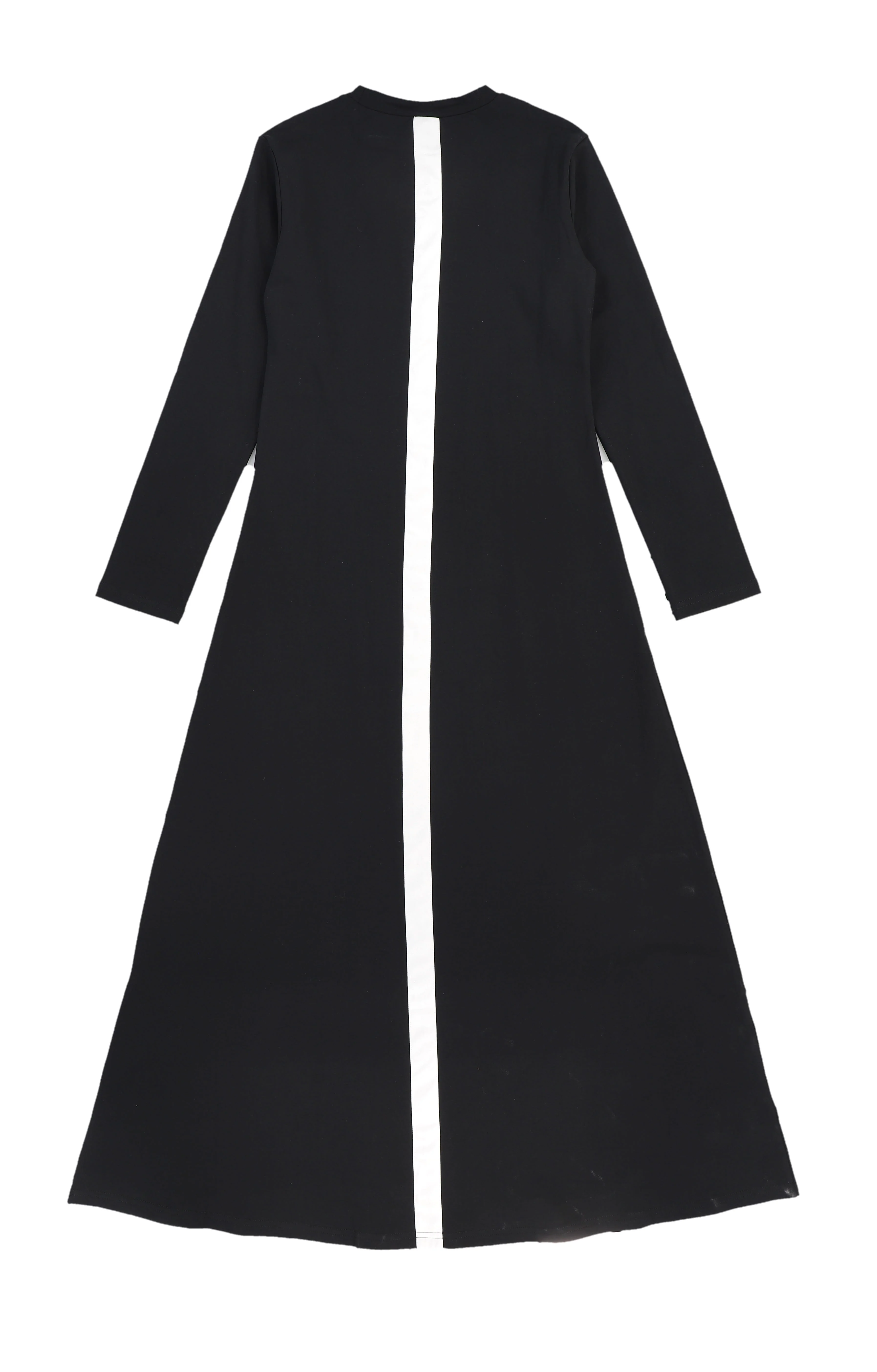 TEEN BOSS BLACK /WHITE STRIP MAXI DRESS [FINAL SALE] - Image 2