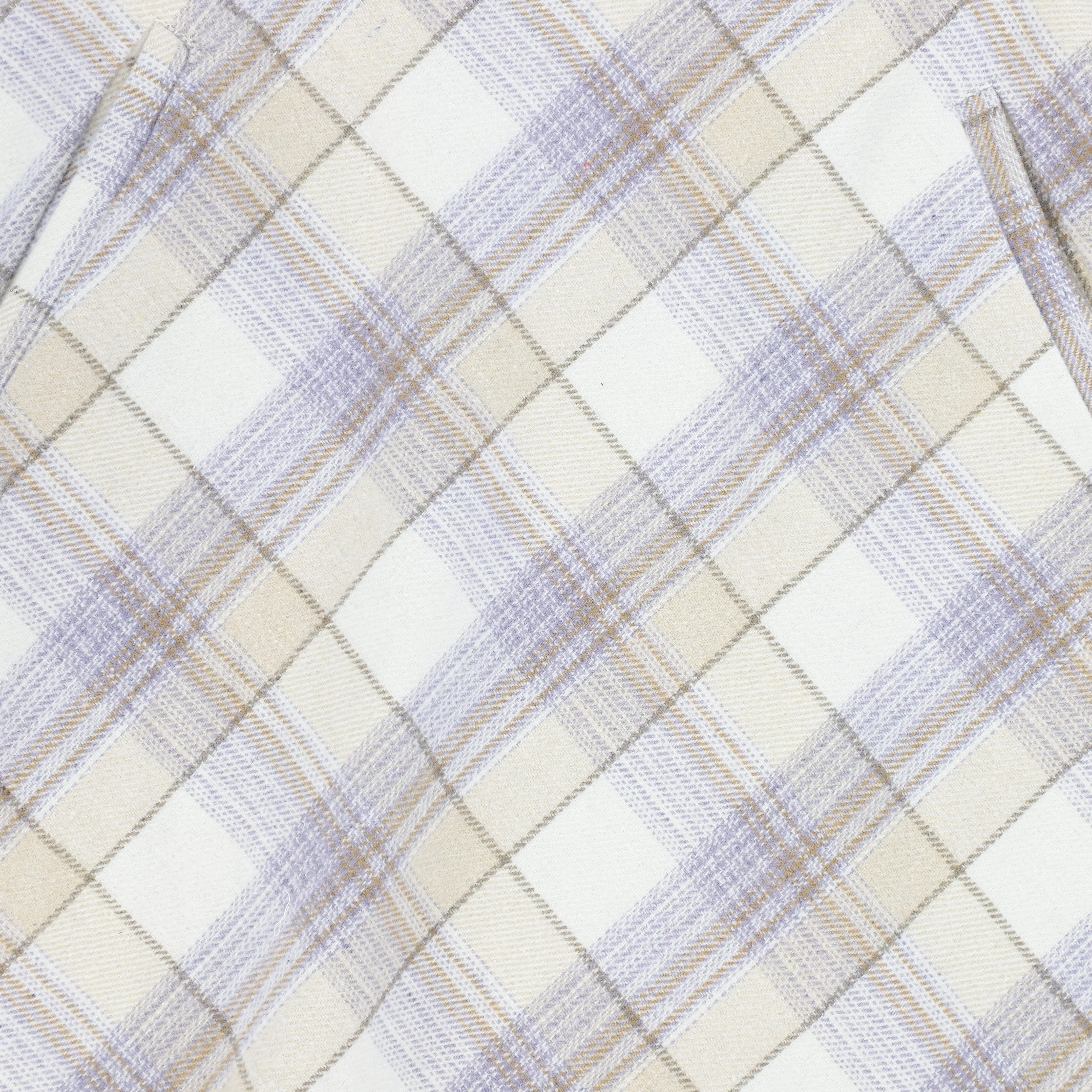 VALENTINA BEIGE PLAID POCKET MAXI SKIRT [FINAL SALE] - Image 3
