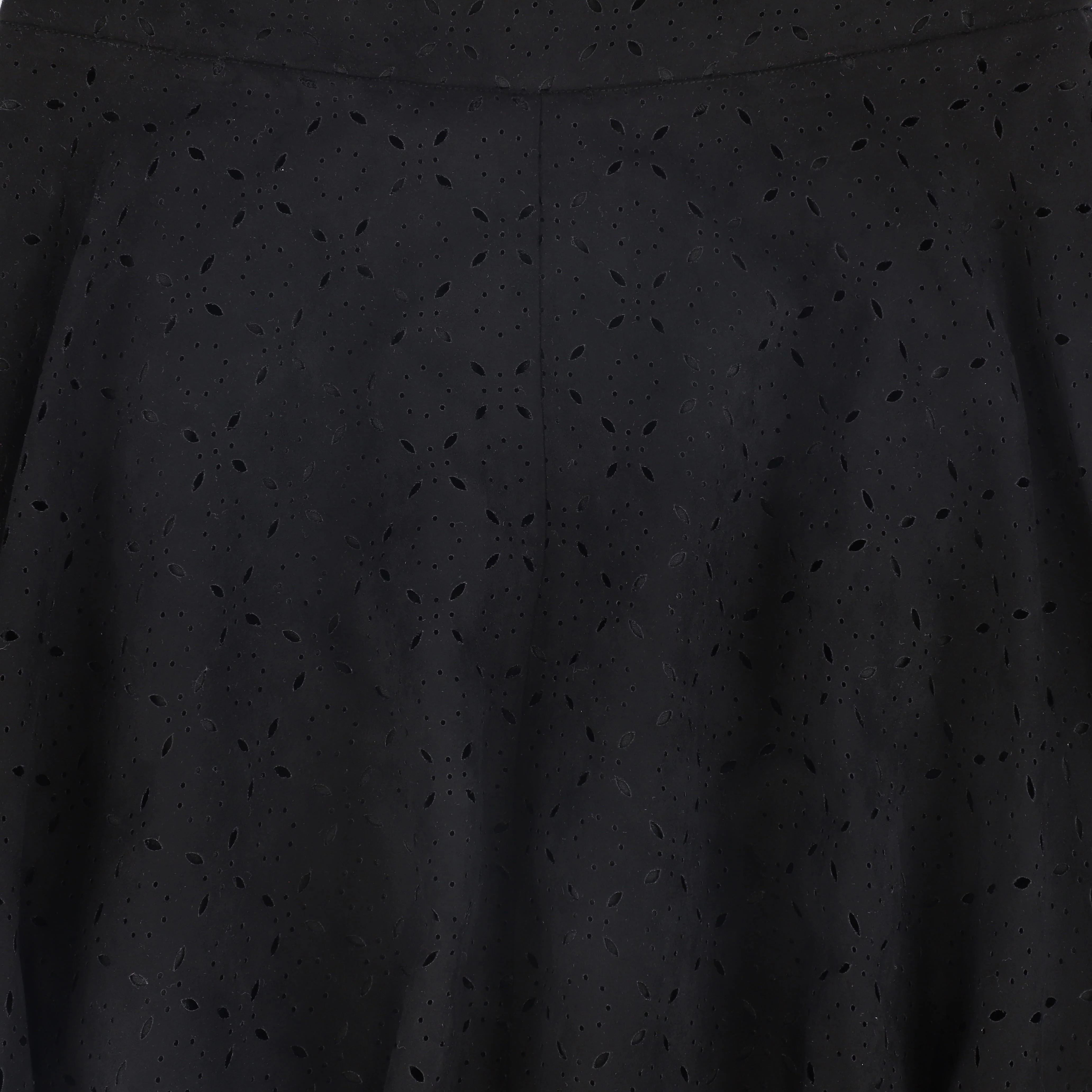 VALENTINA BLACK FLOWER CUTOUT SKIRT [FINAL SALE] - Image 3